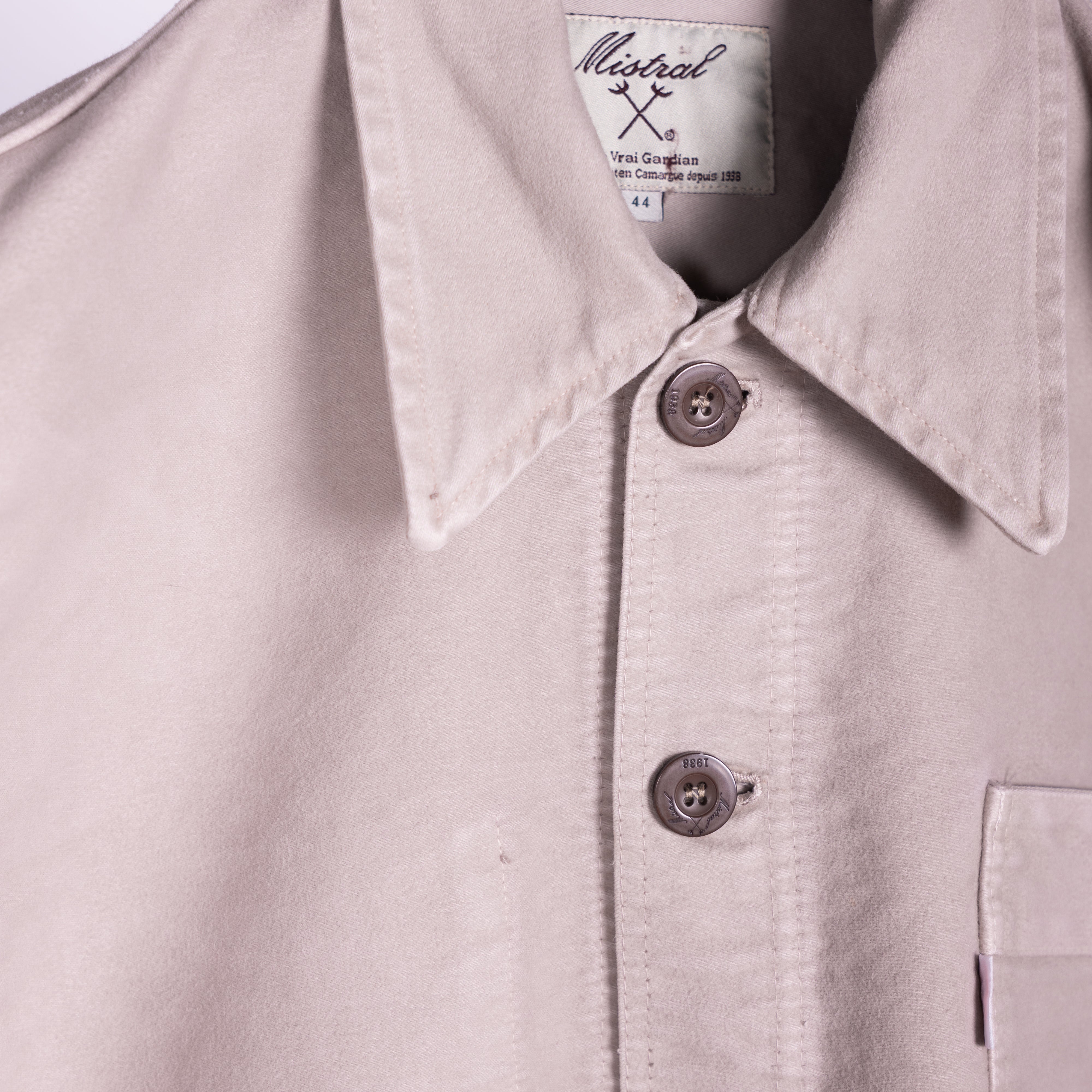 VESTE BOURGERON MOLESKINE Argile Unisexe