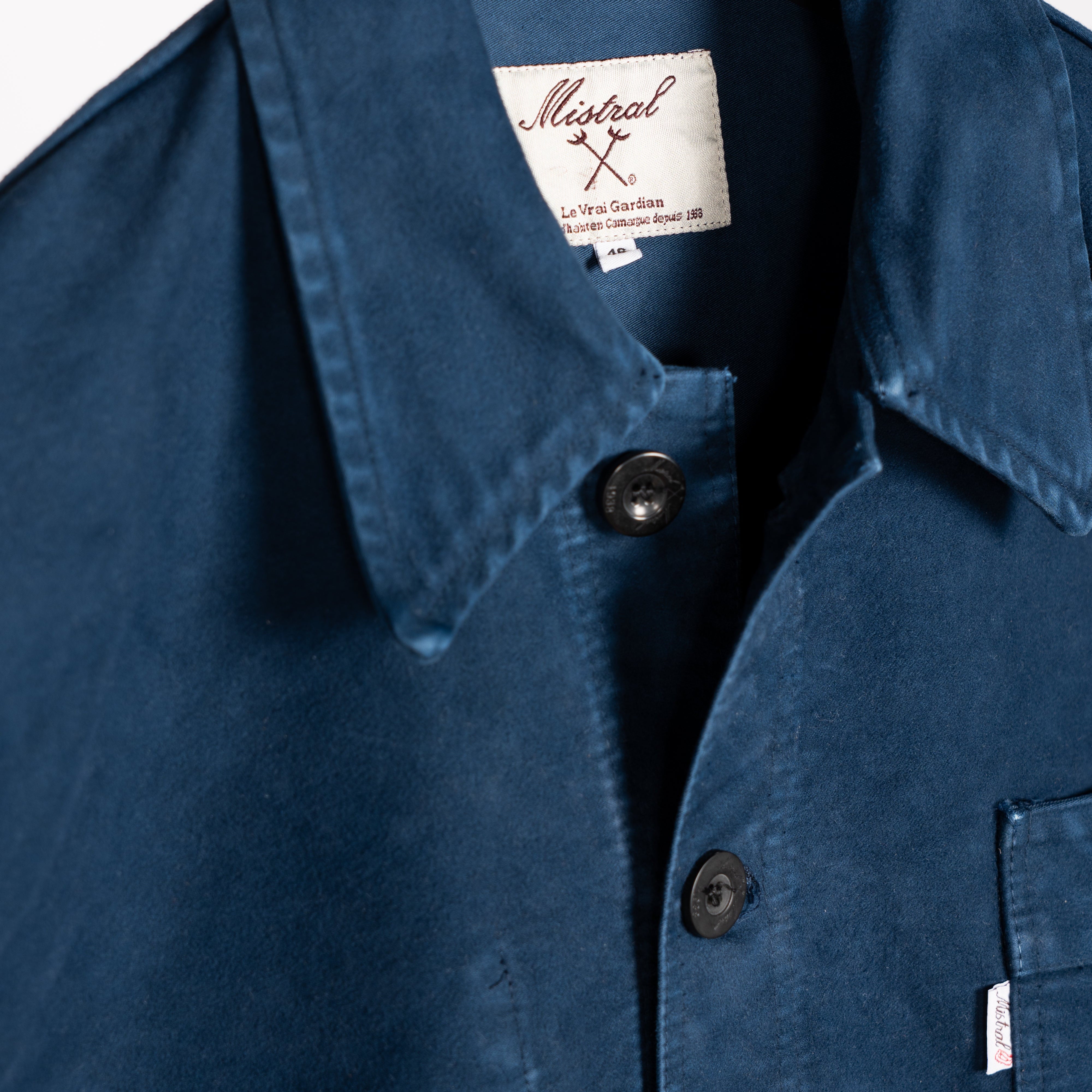 VESTE BOURGERON MOLESKINE Bleu nuit Unisexe