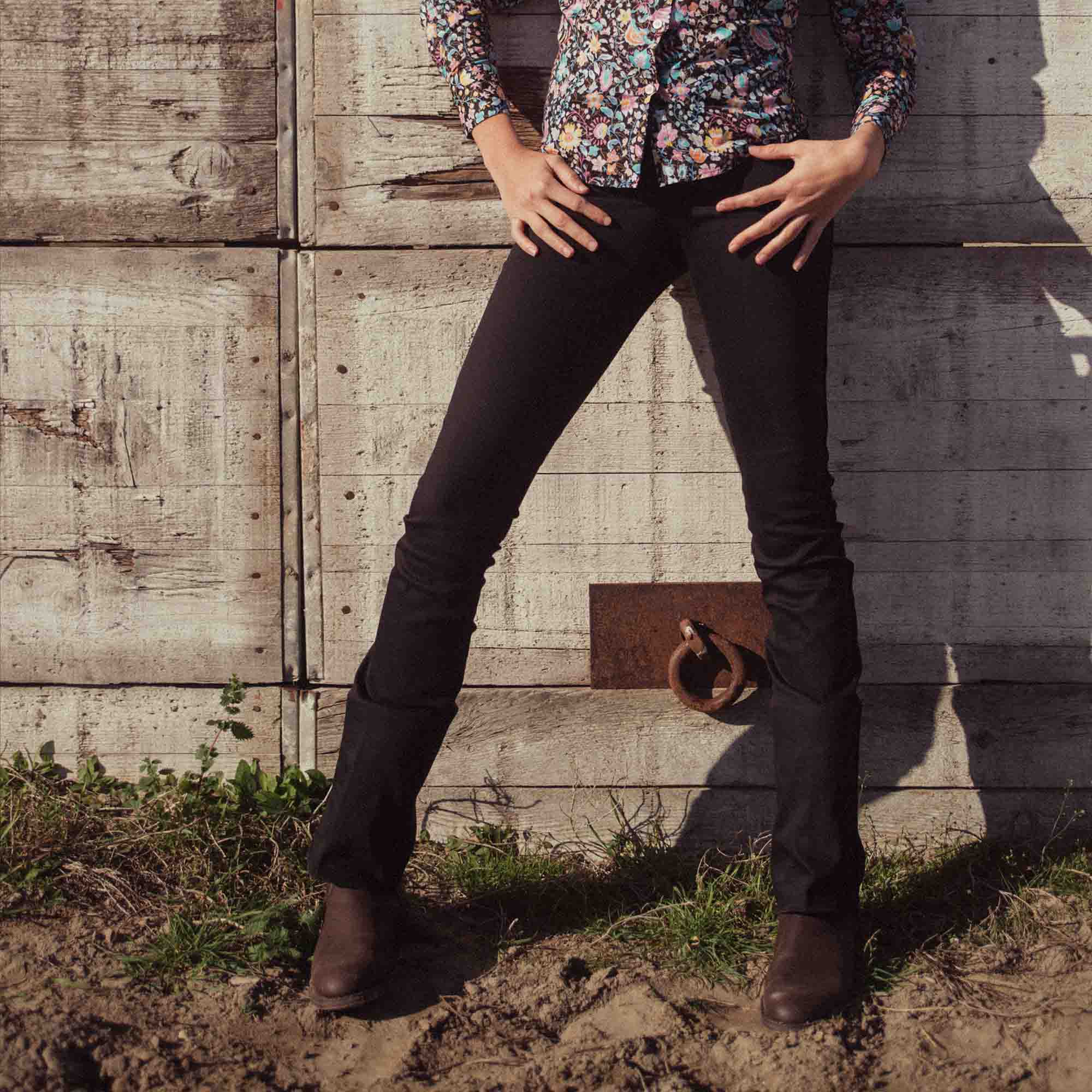 Pantalon de Gardian Extensible Noir Femme