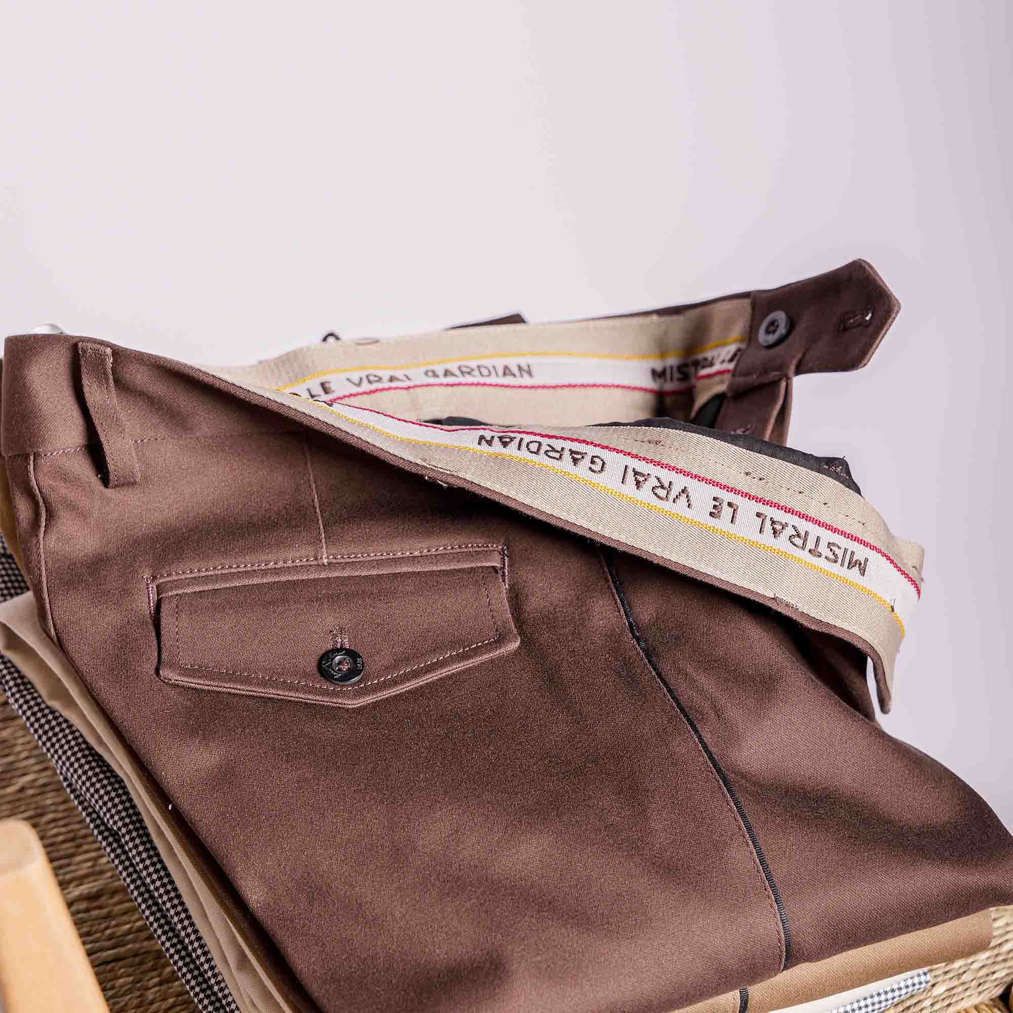 Pantalon de Gardian Extensible Chocolat Femme