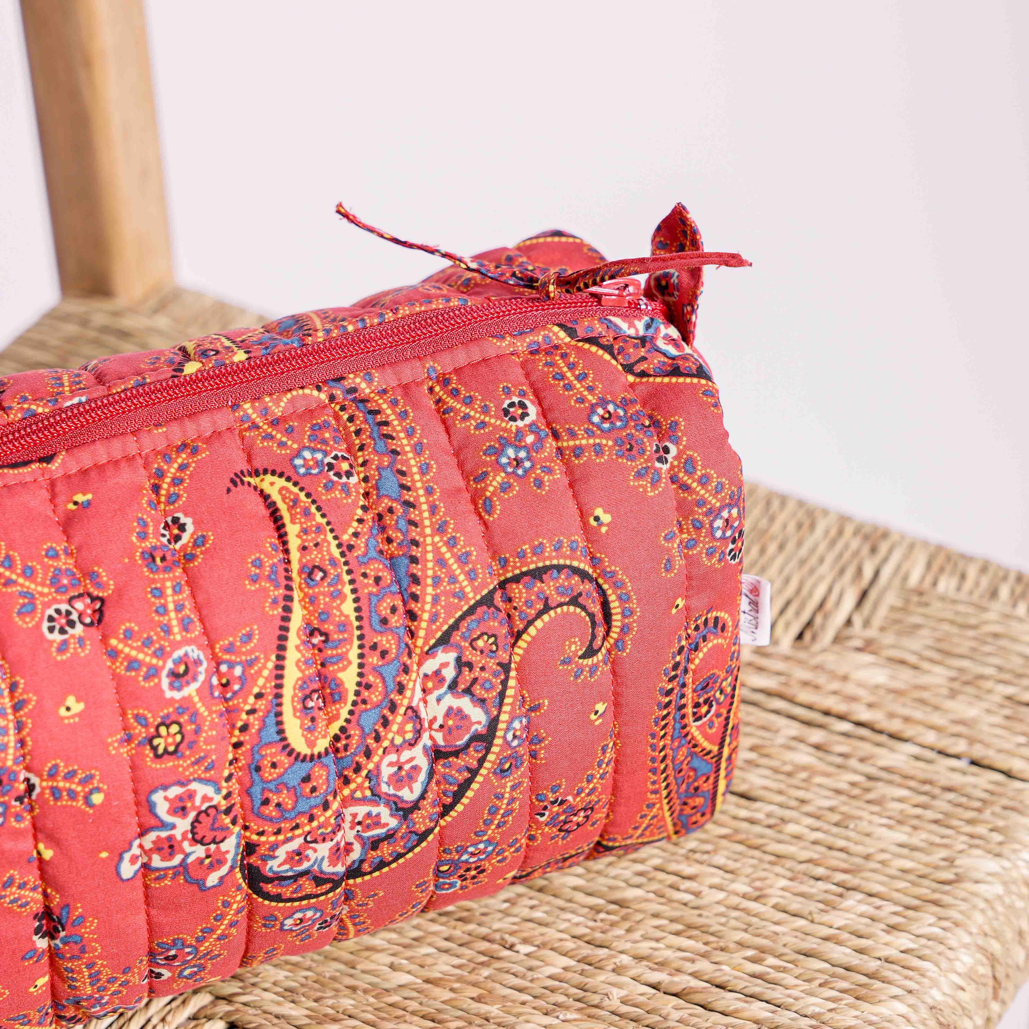 FARAMAN LARGE BOTEH RED CASE