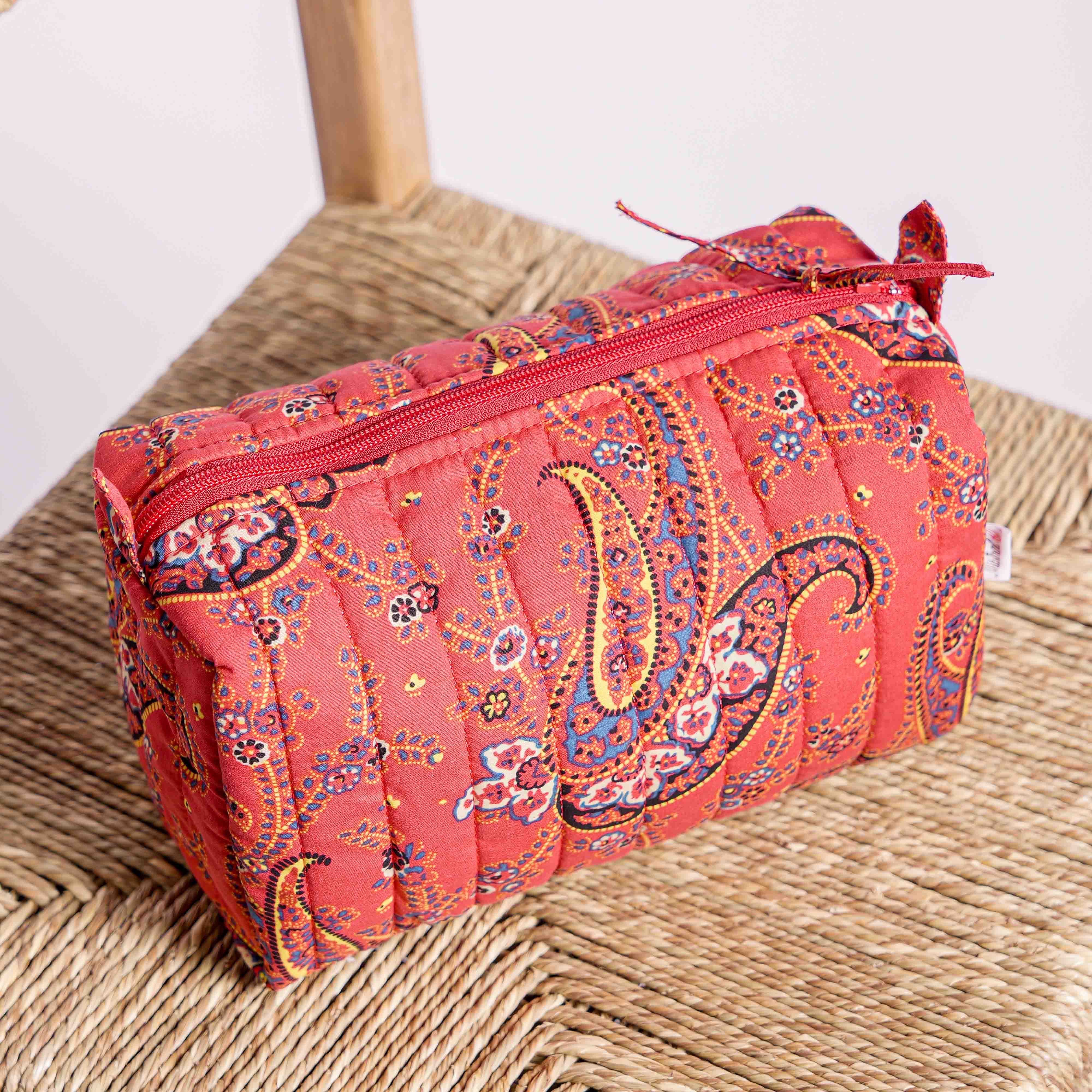 FARAMAN LARGE BOTEH RED CASE