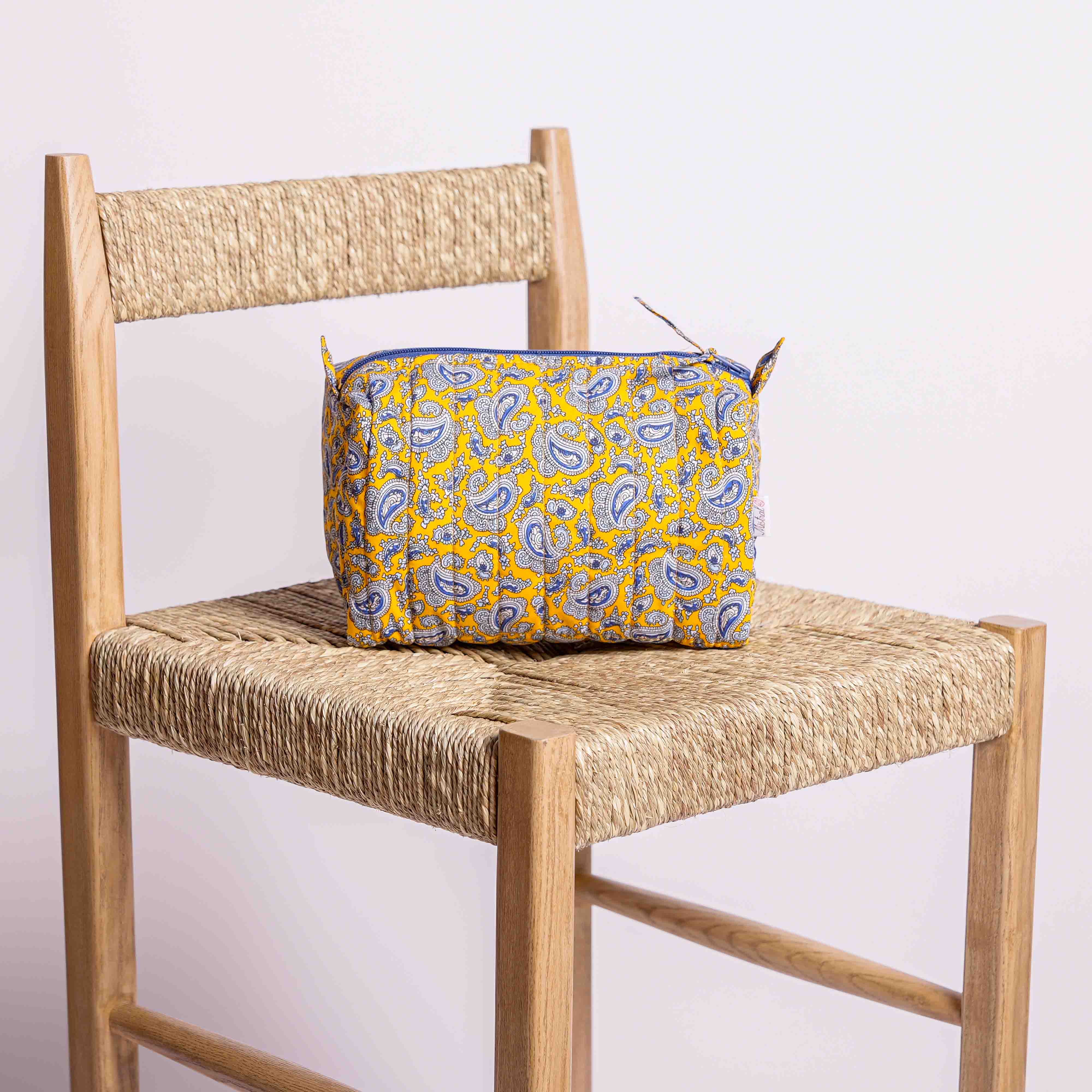 FARAMAN CASHMERE POUCH Yellow