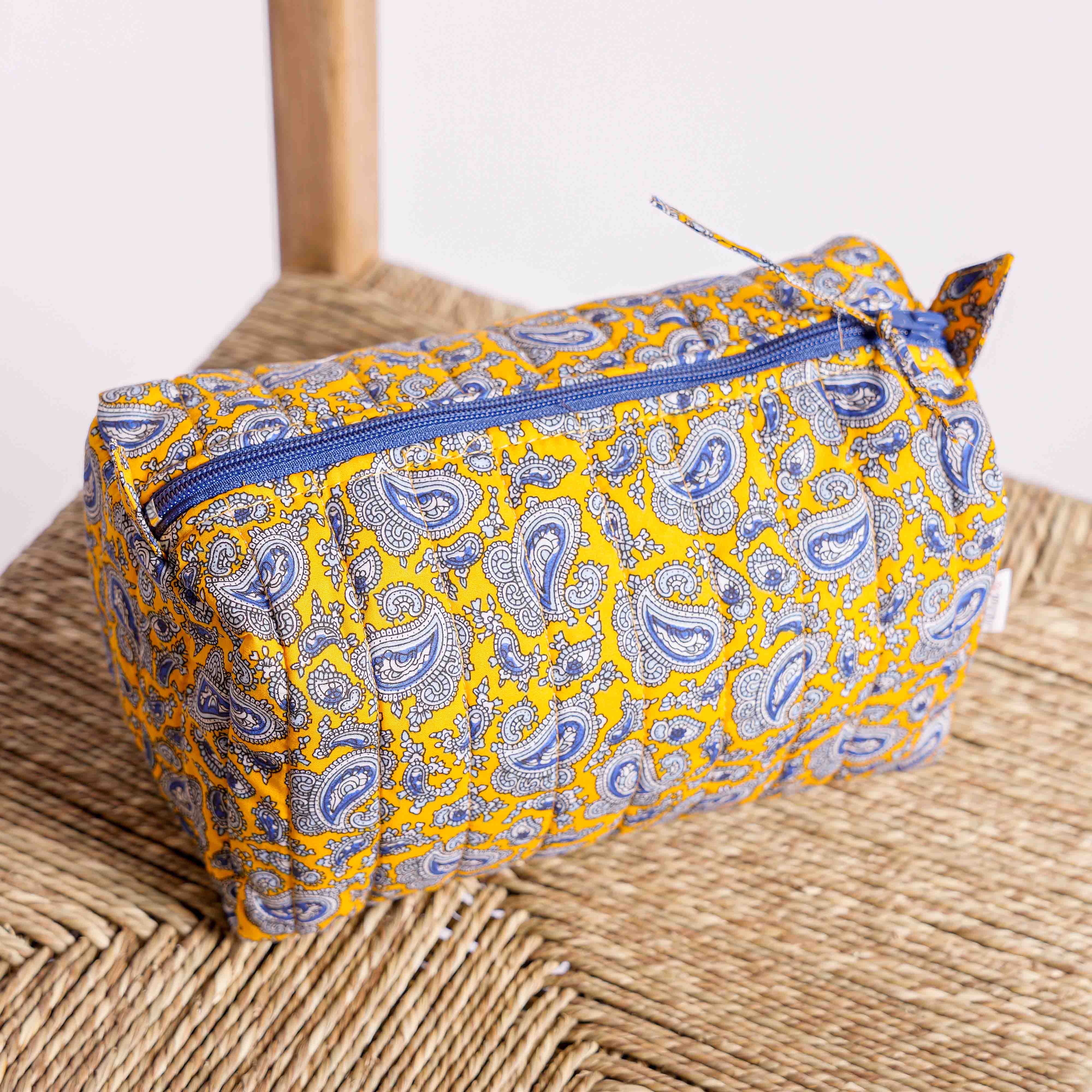 FARAMAN CASHMERE POUCH Yellow