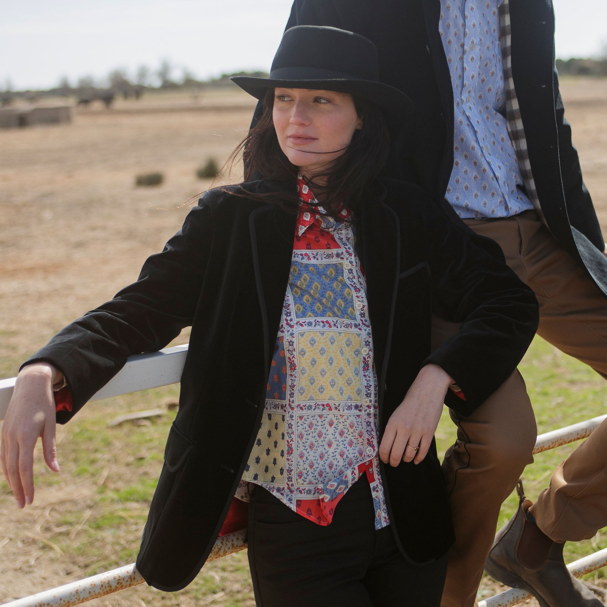 Véritable Veste de Gardian Femme Noir