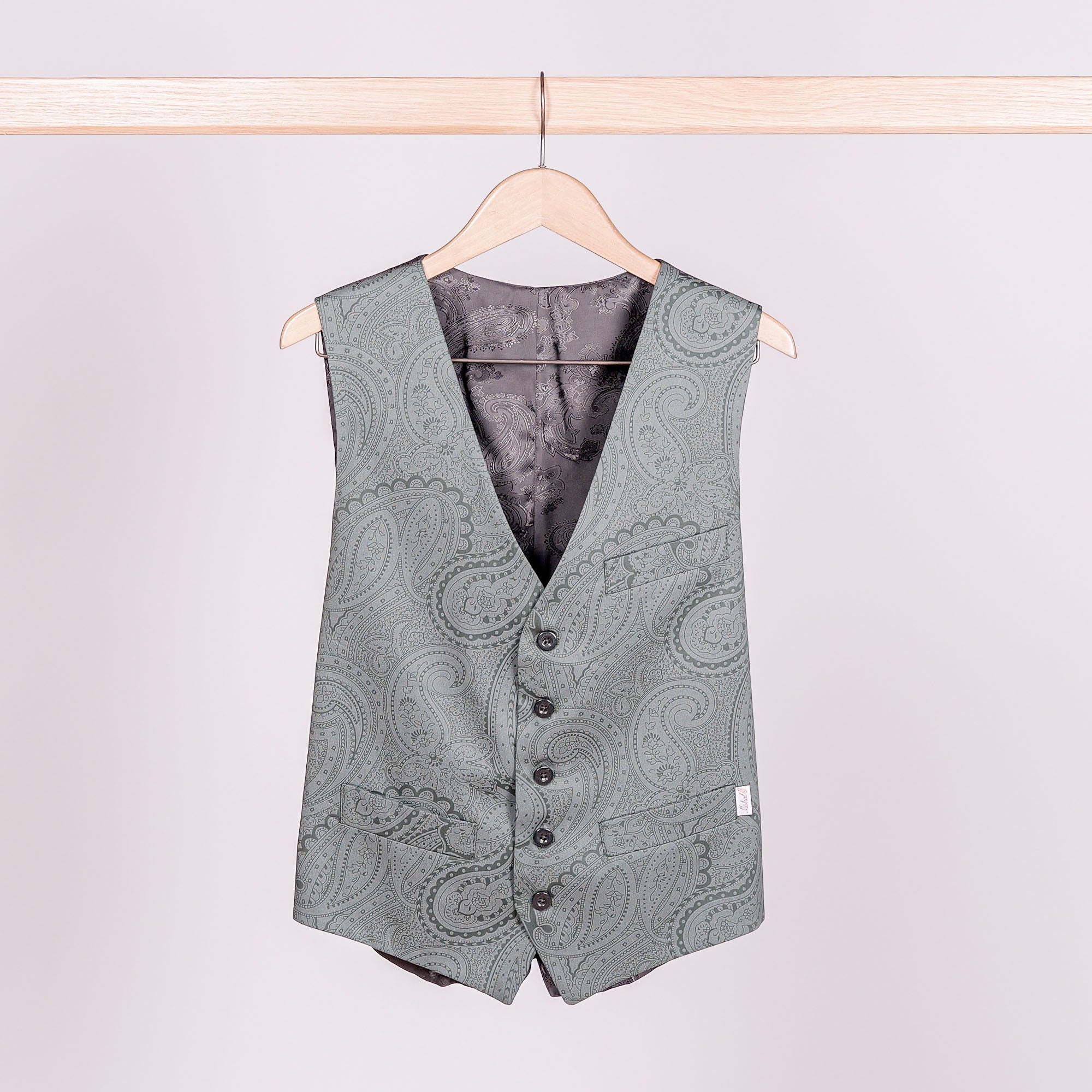 Gardian Gilet Broché Chandernagor Green