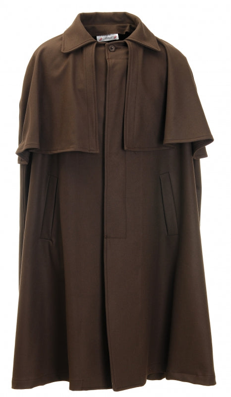 Cape de Berger laine coloris chataigne