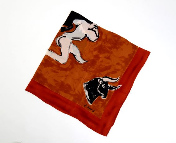 Foulard Soie Raseteur par Michel Gilles