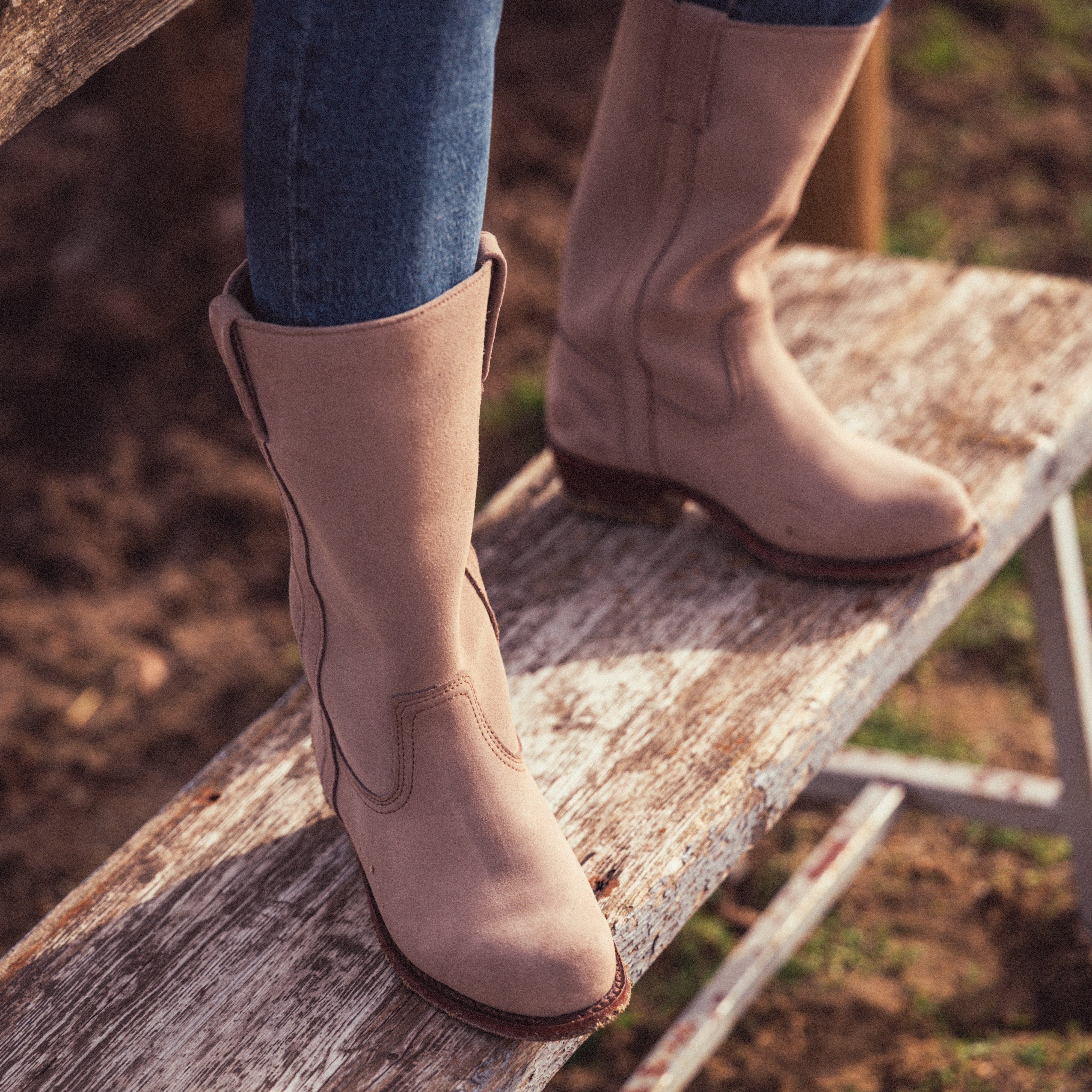 Bottes Gardian Indiennes Femme - Taupe