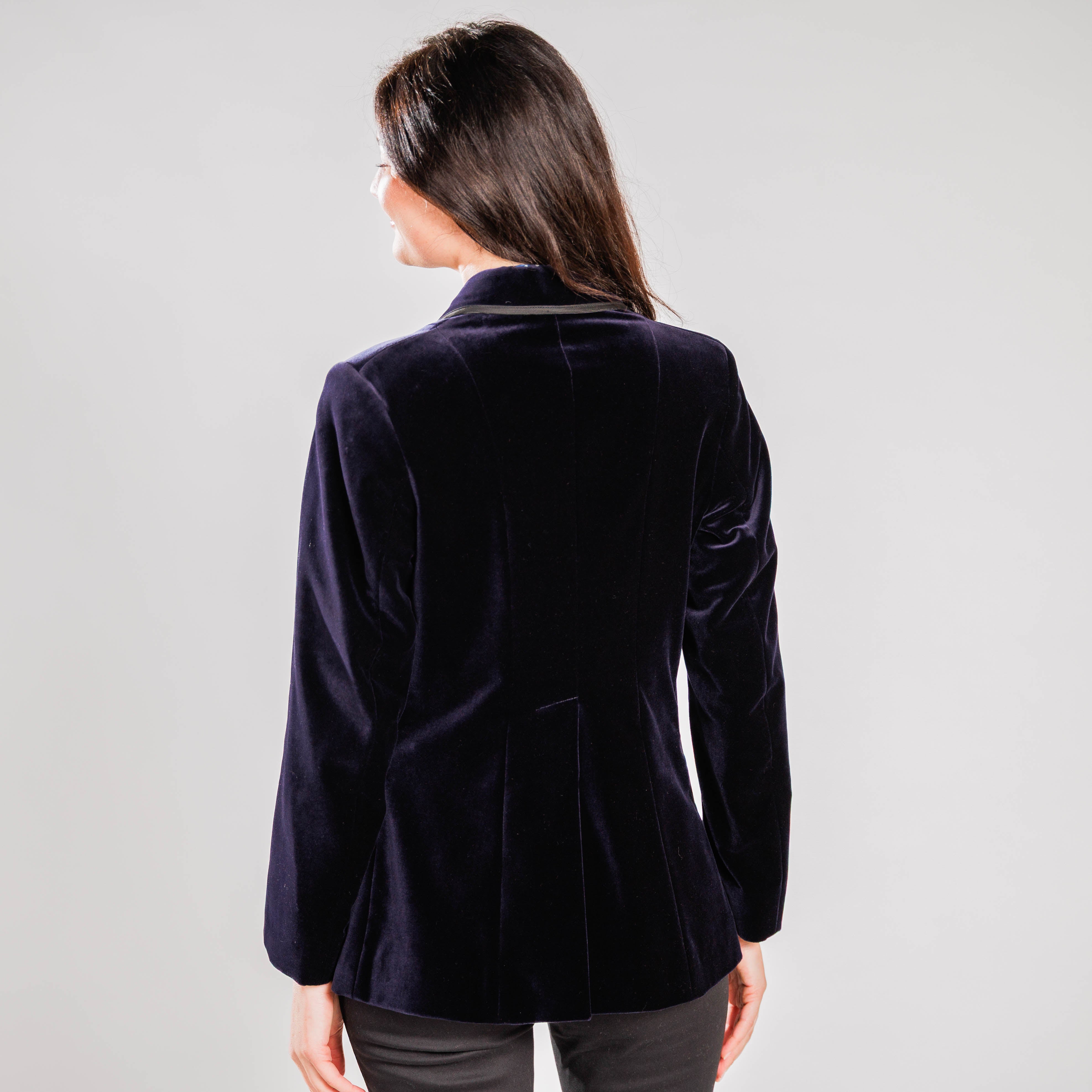 Véritable Veste de Gardian Femme Marine profond