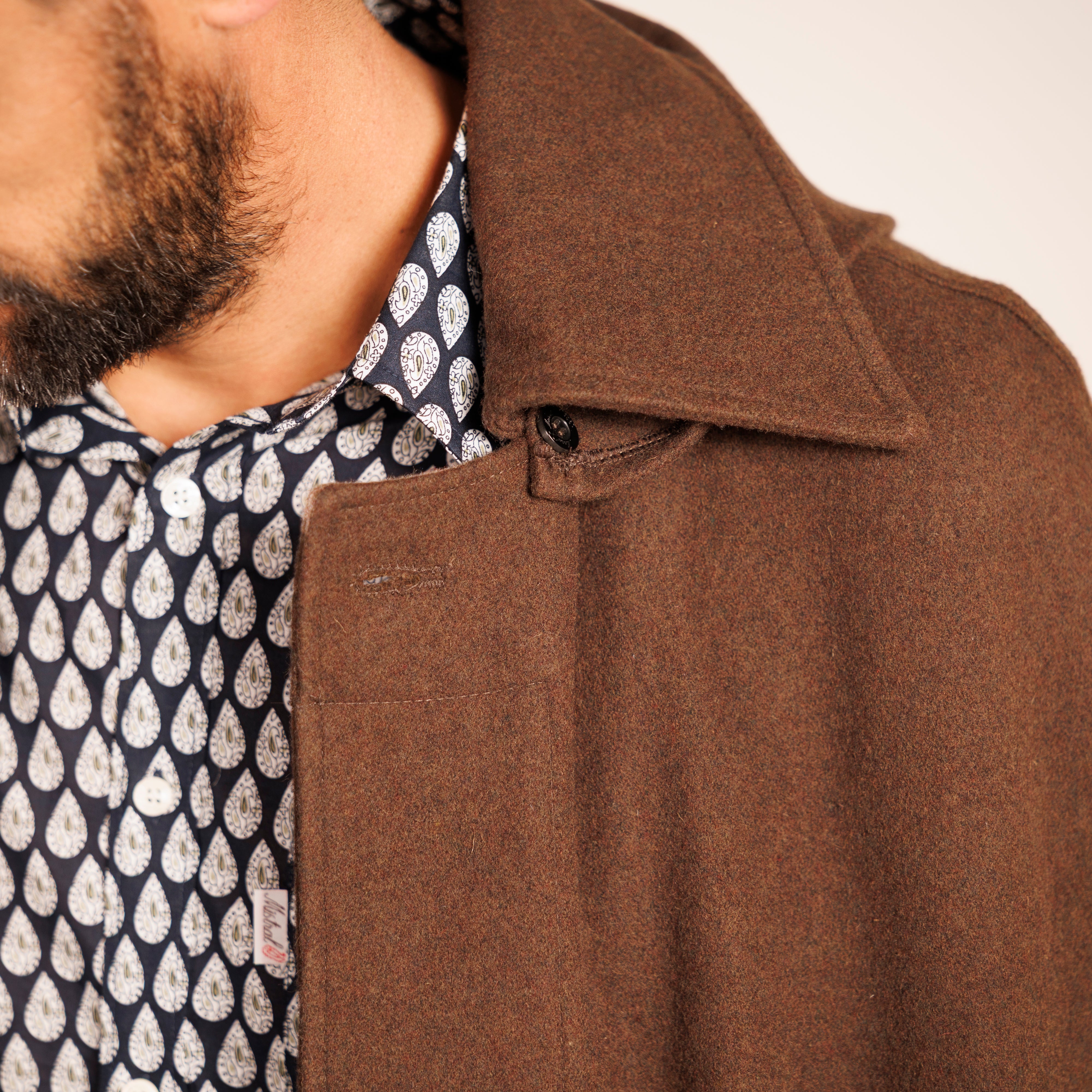 CAPE DE BERGER CAPUCHE Marron