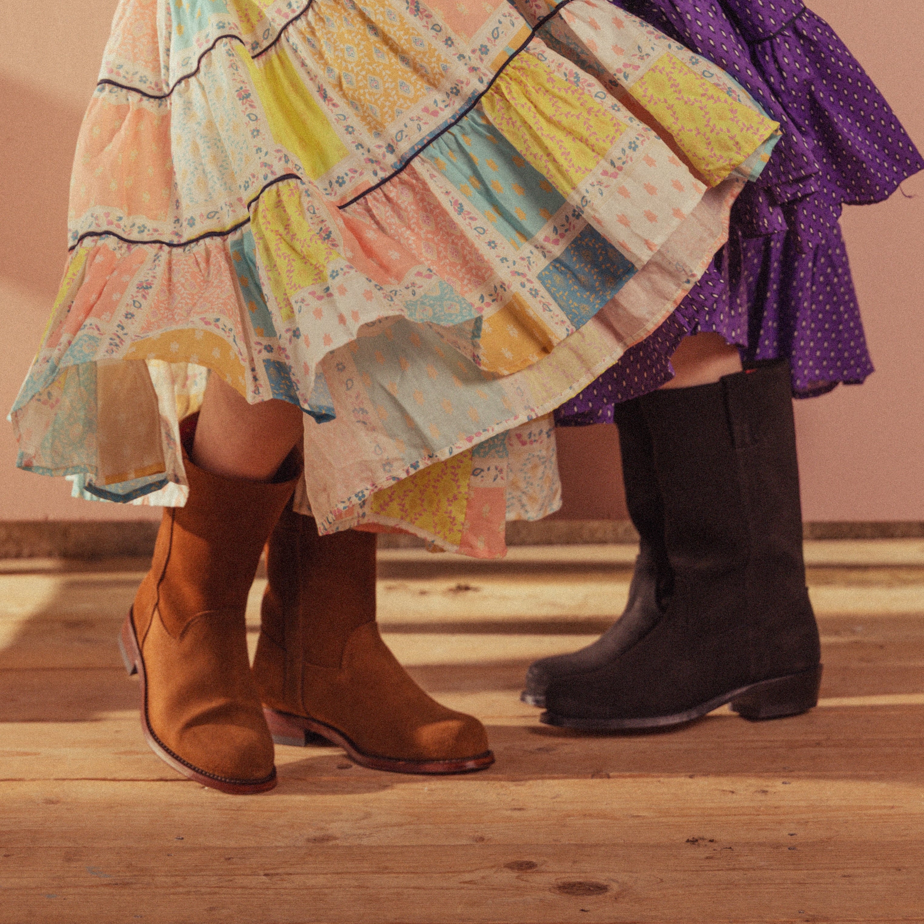 Bottes Gardian Indiennes Femme - Noir