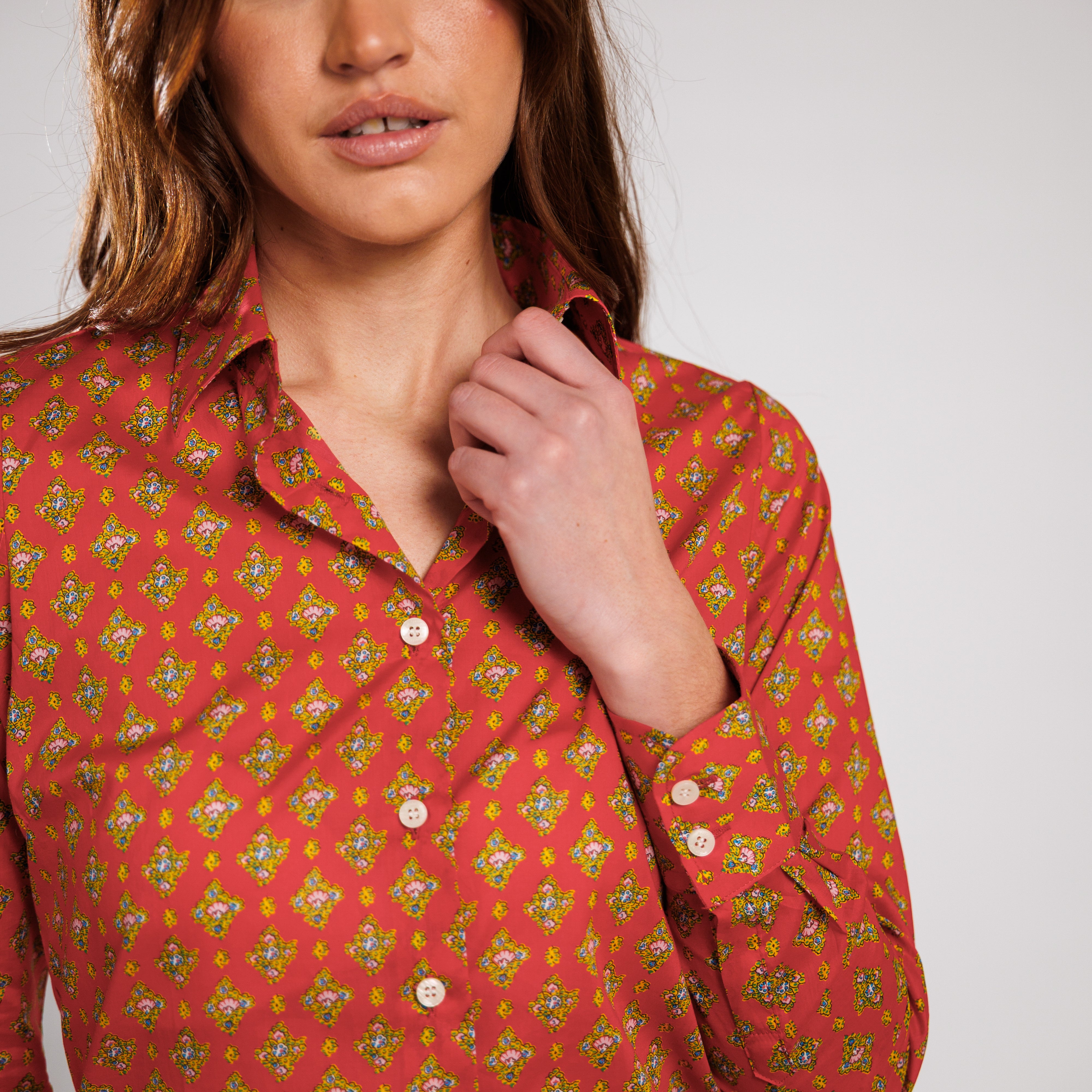 CHEMISIER CAMISO TRESOR Corail