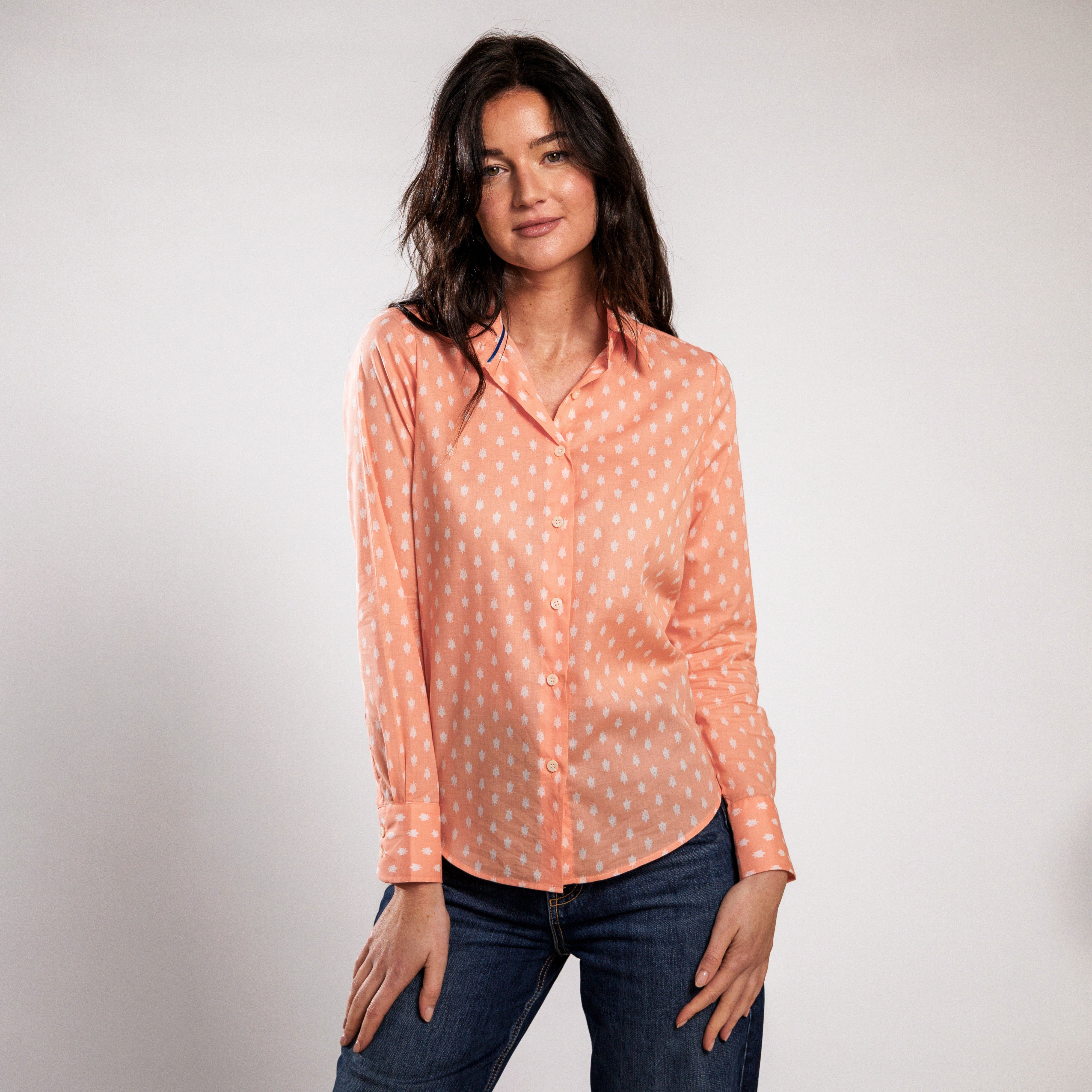 CHEMISIER CAMISO MOSCA VOILE Rose Flamingo