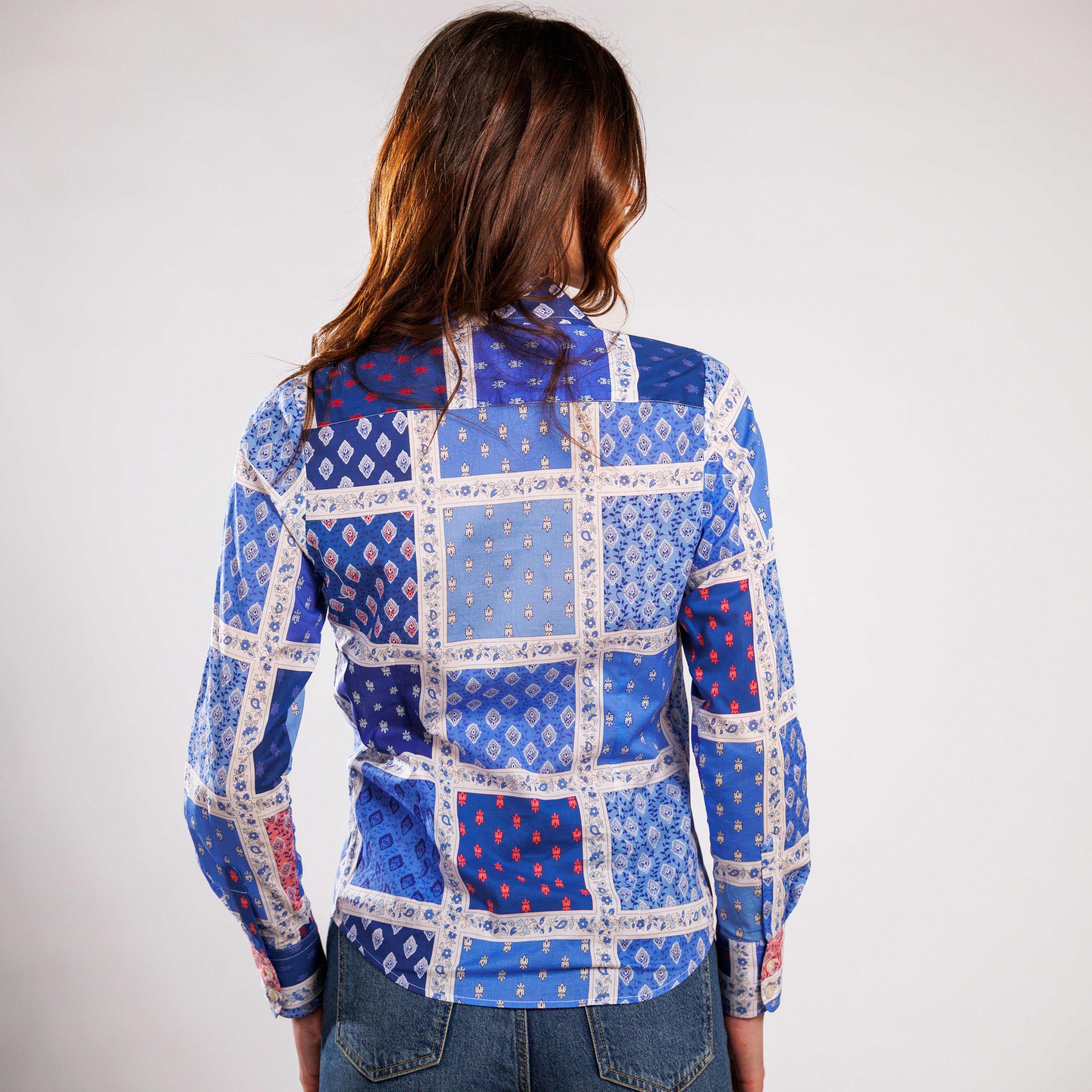 CHEMISIER CAMISO Peço Azur