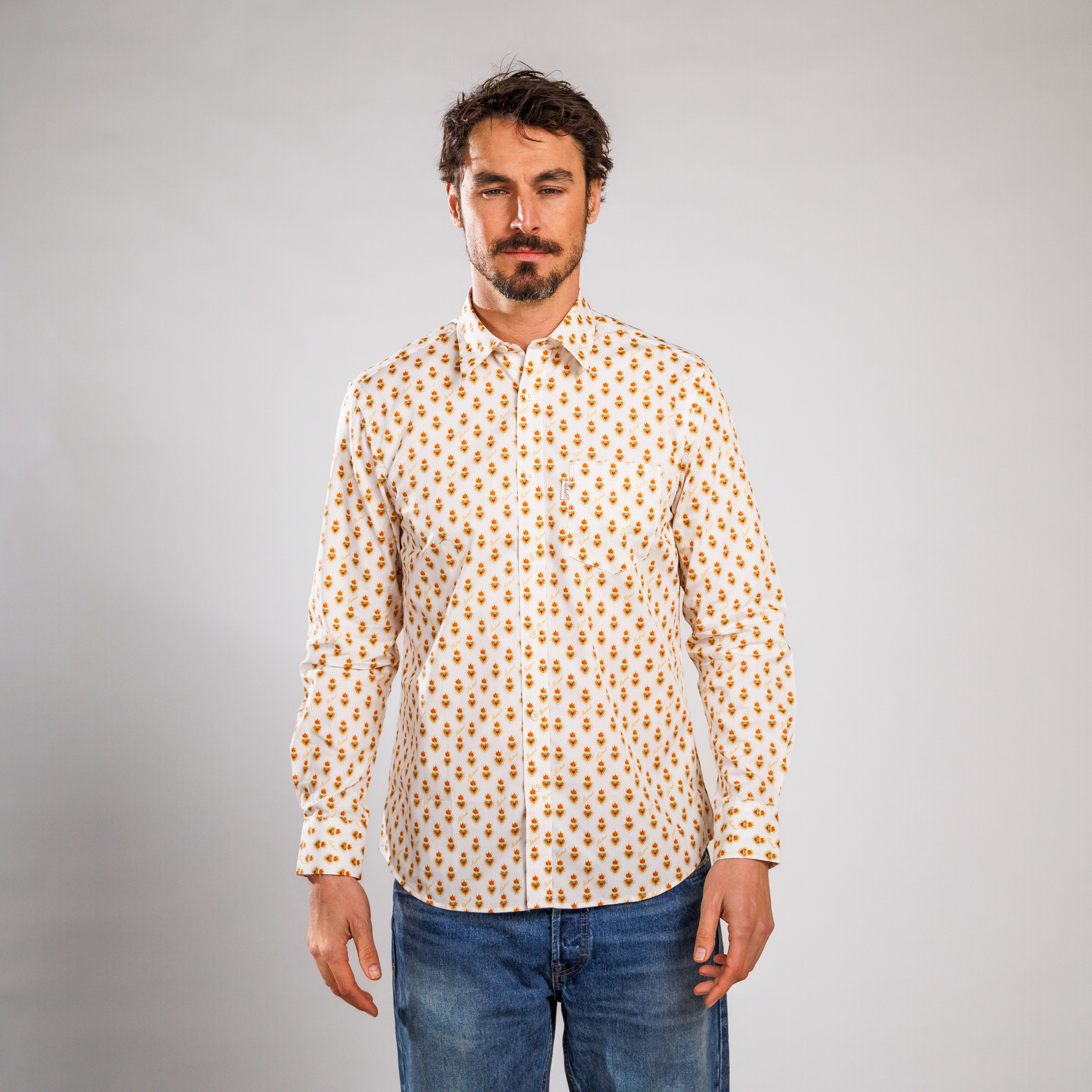 CHEMISE TRADITION EX VOTO POPE Blanc