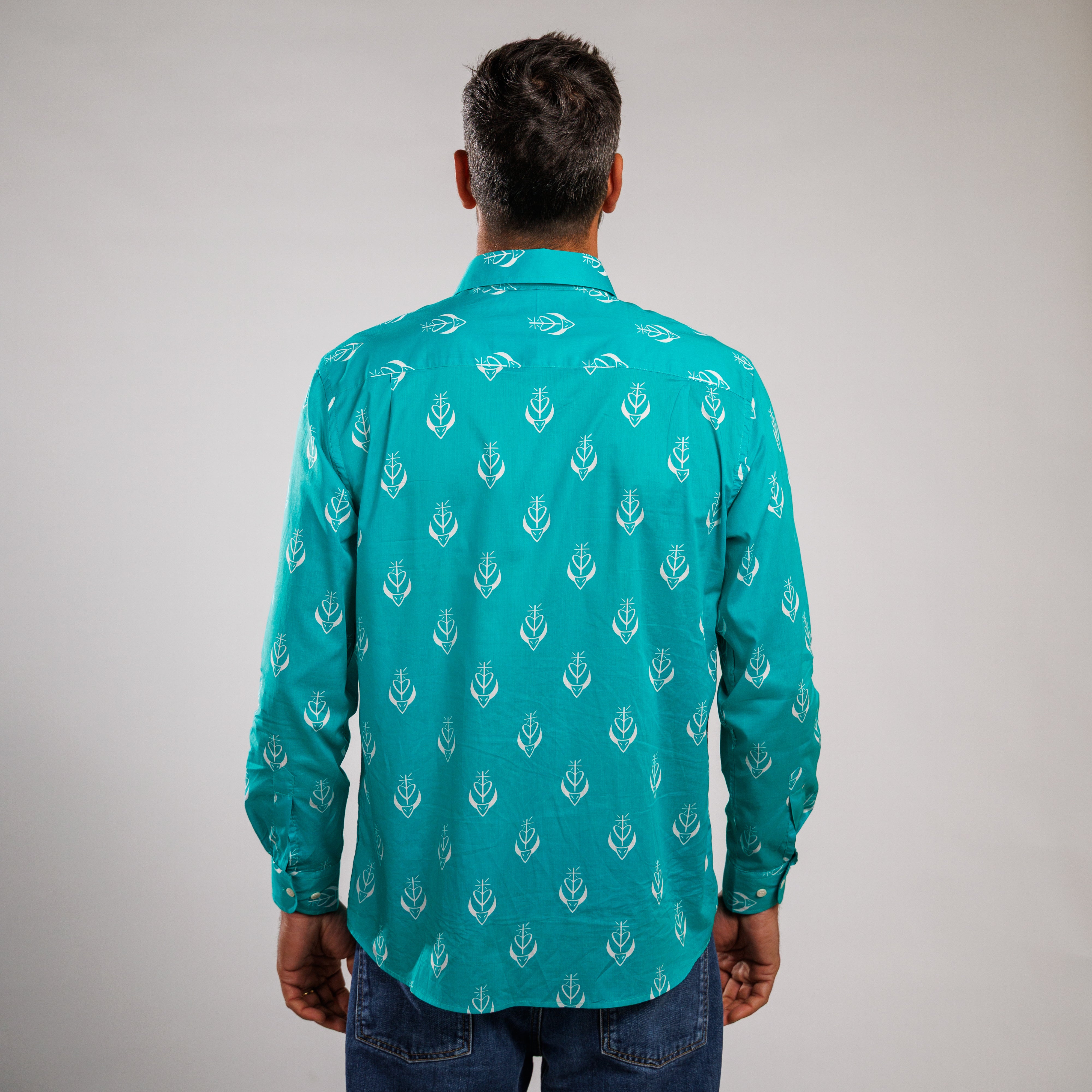 CHEMISE TRADITION CROIX TORO Vert Jade