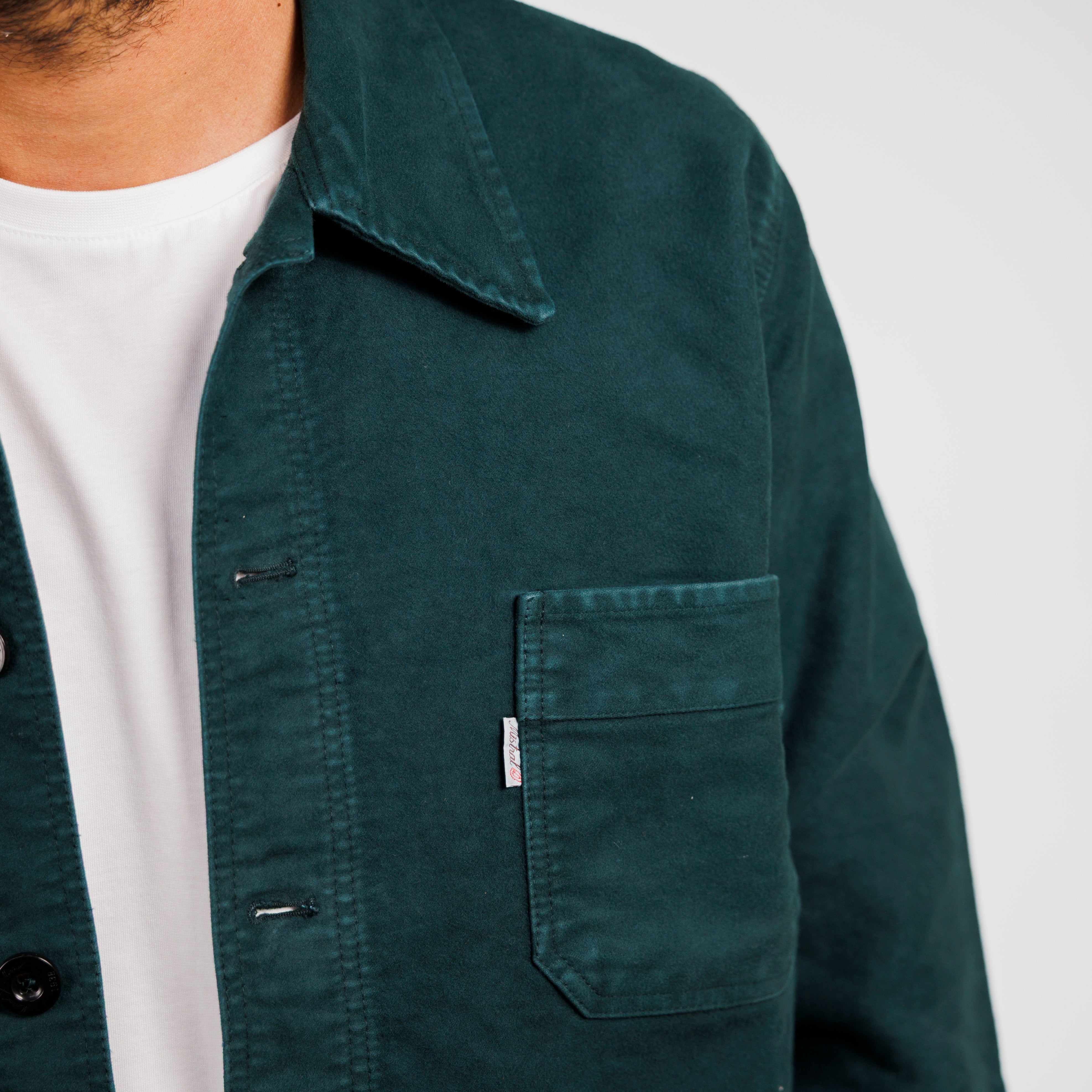 VESTE BOURGERON MOLESKINE Vert Empire Unisexe