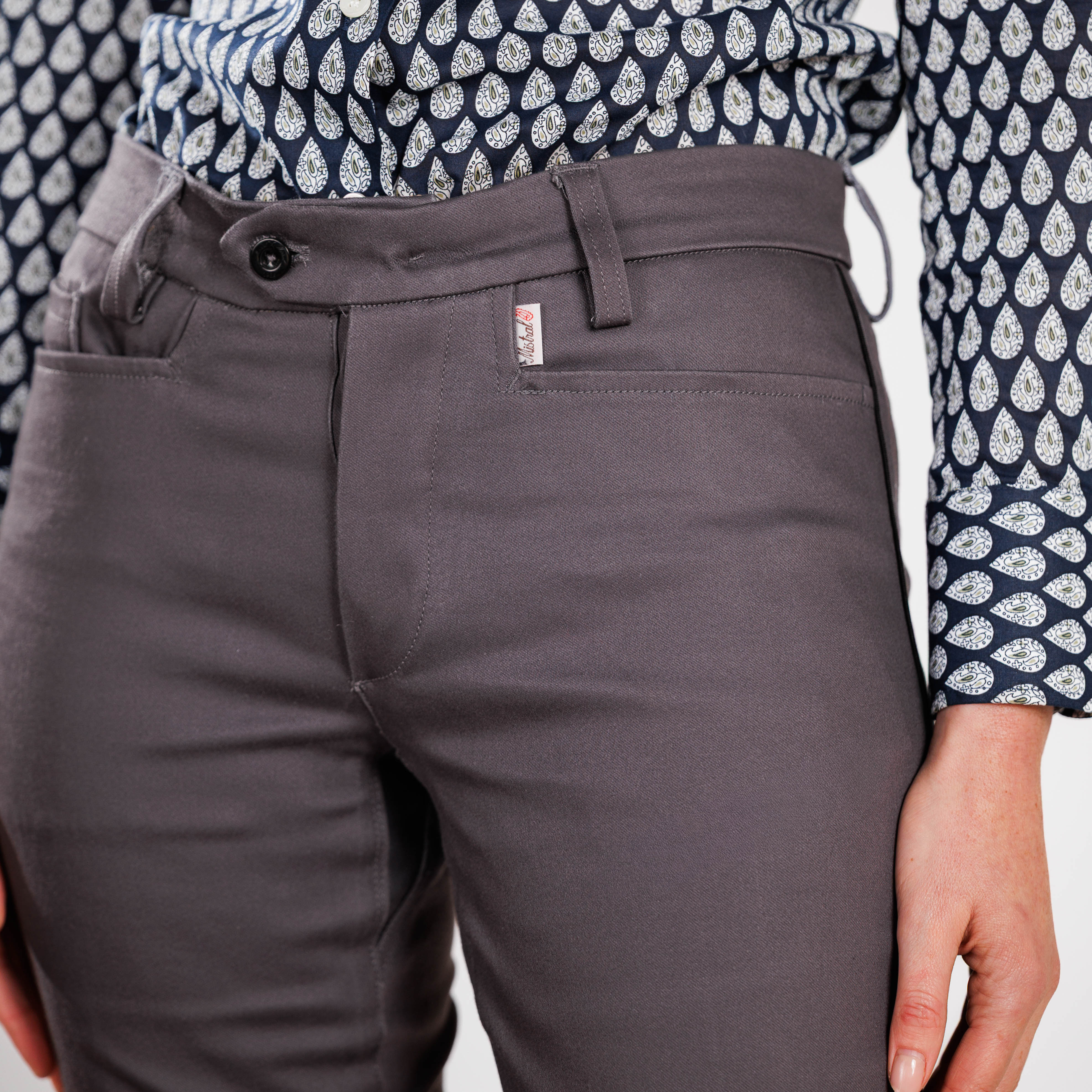 Pantalon de Gardian Extensible Gris Femme