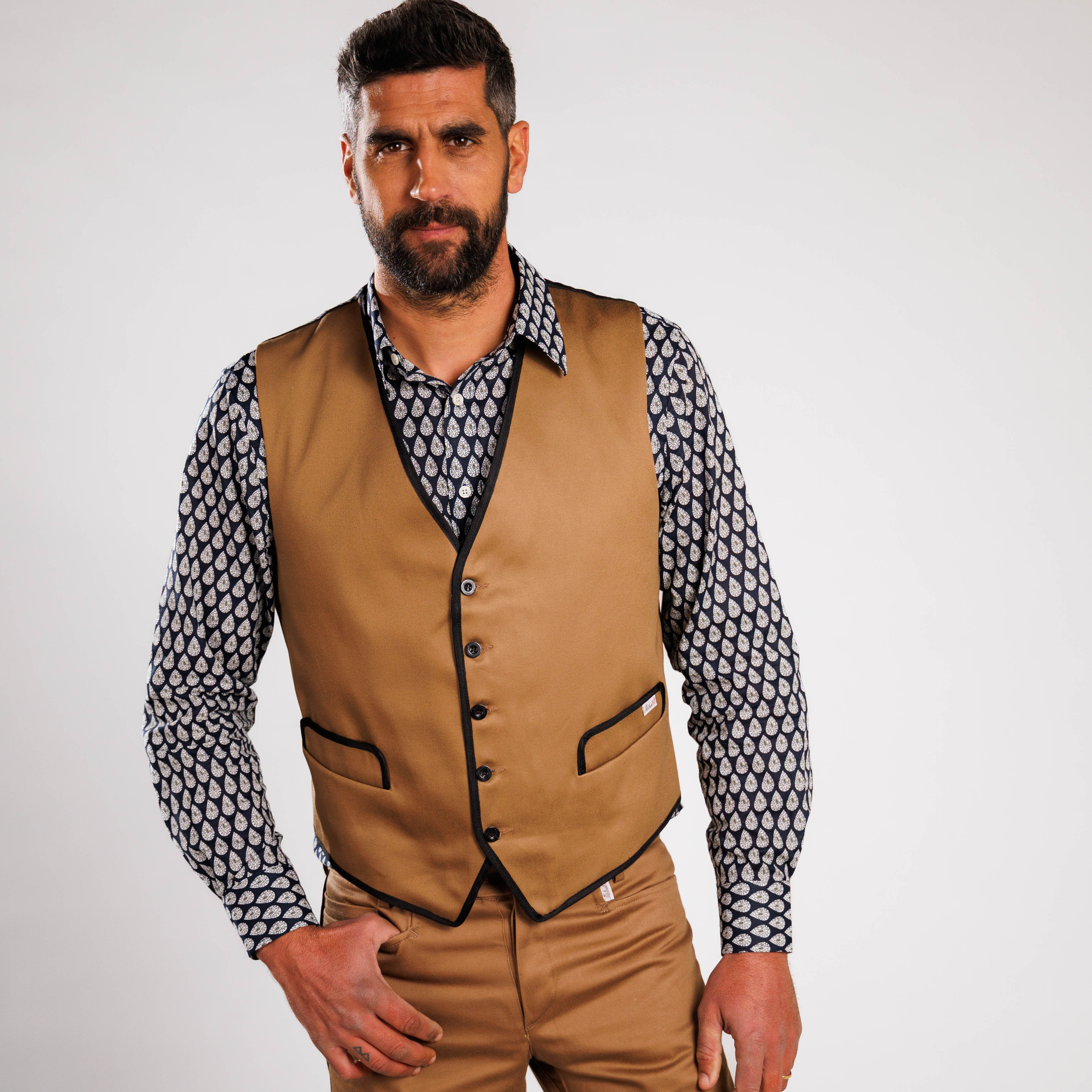 Walnut Brown Gardian Waistcoat 