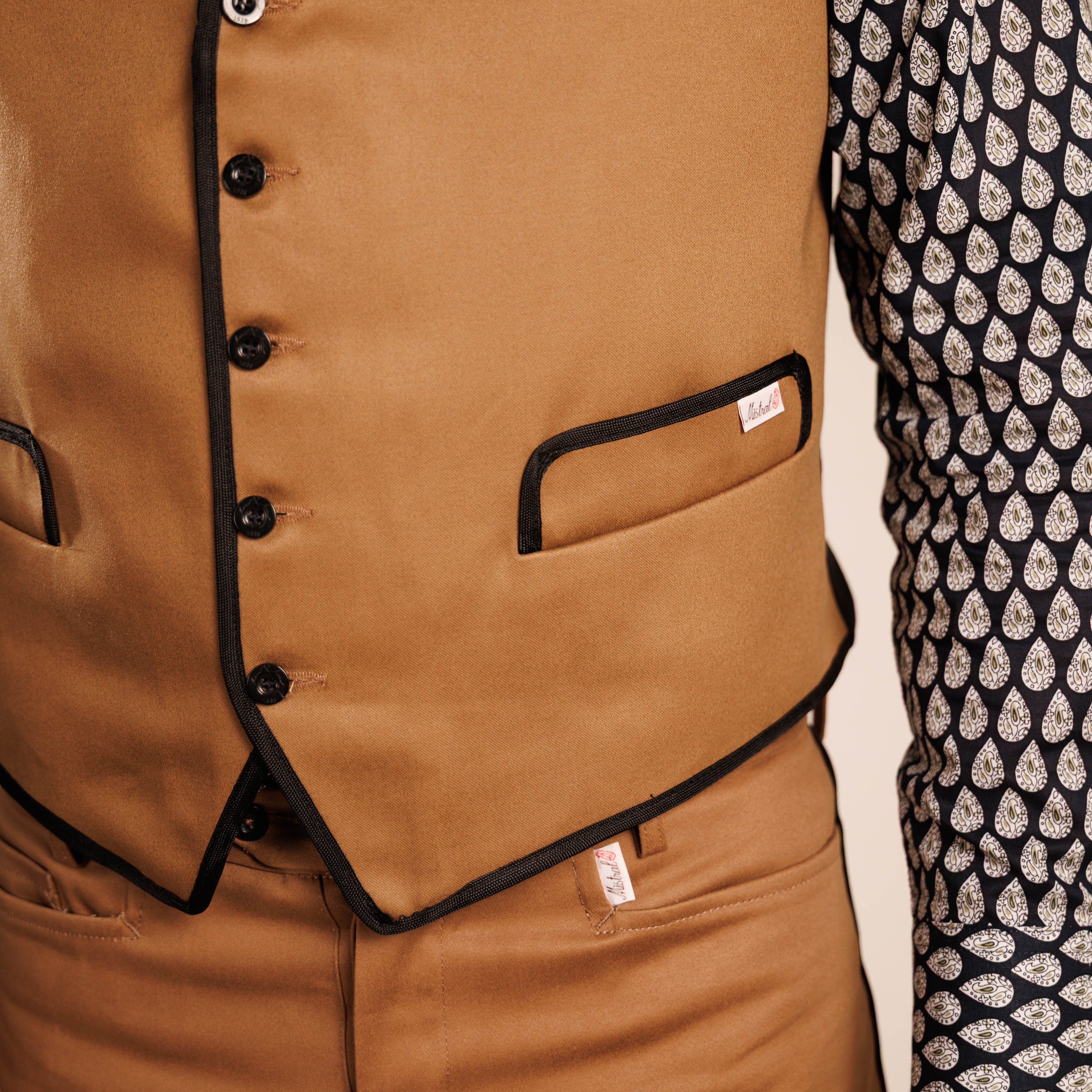 Walnut Brown Gardian Waistcoat 