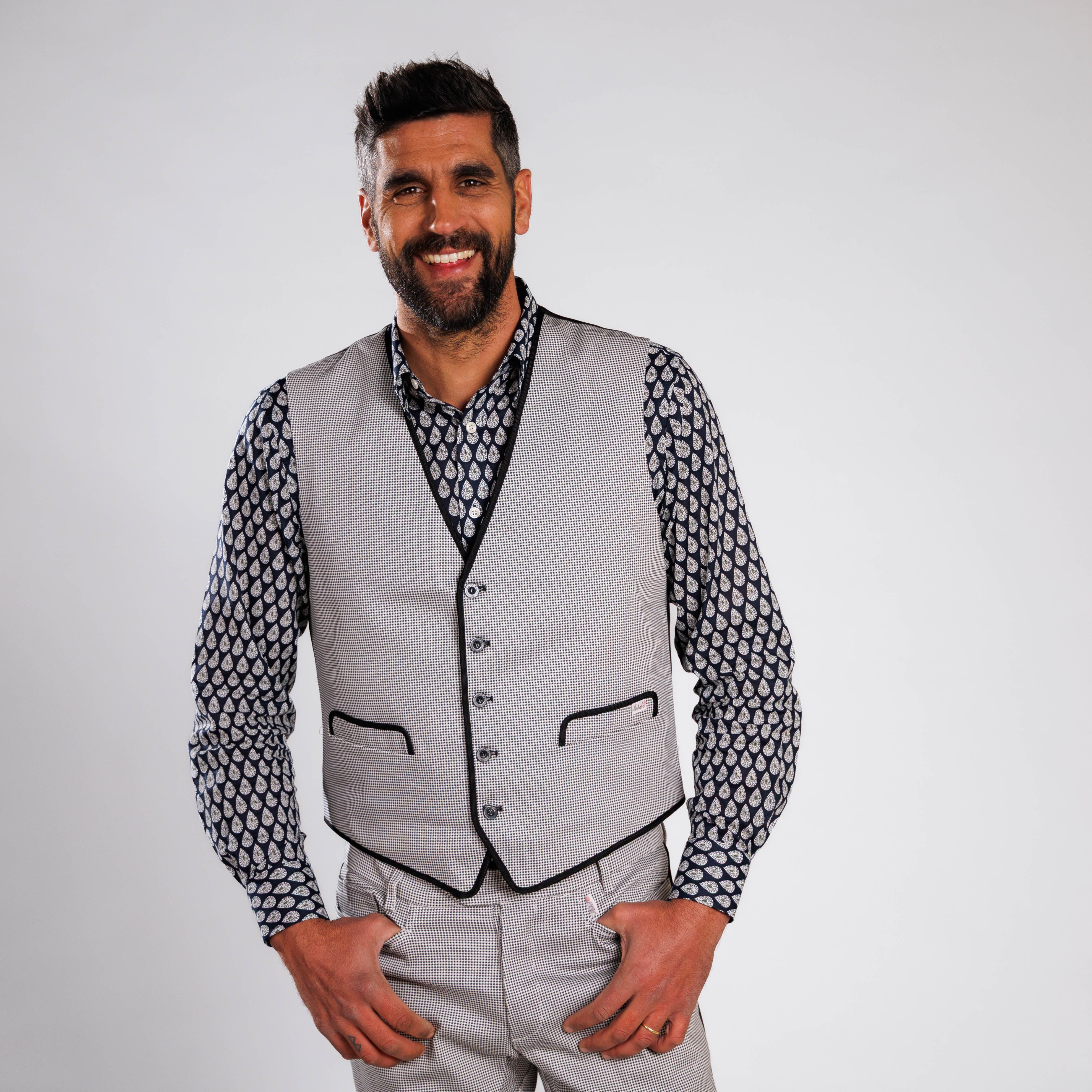 Gilet Gardian Homme Damier