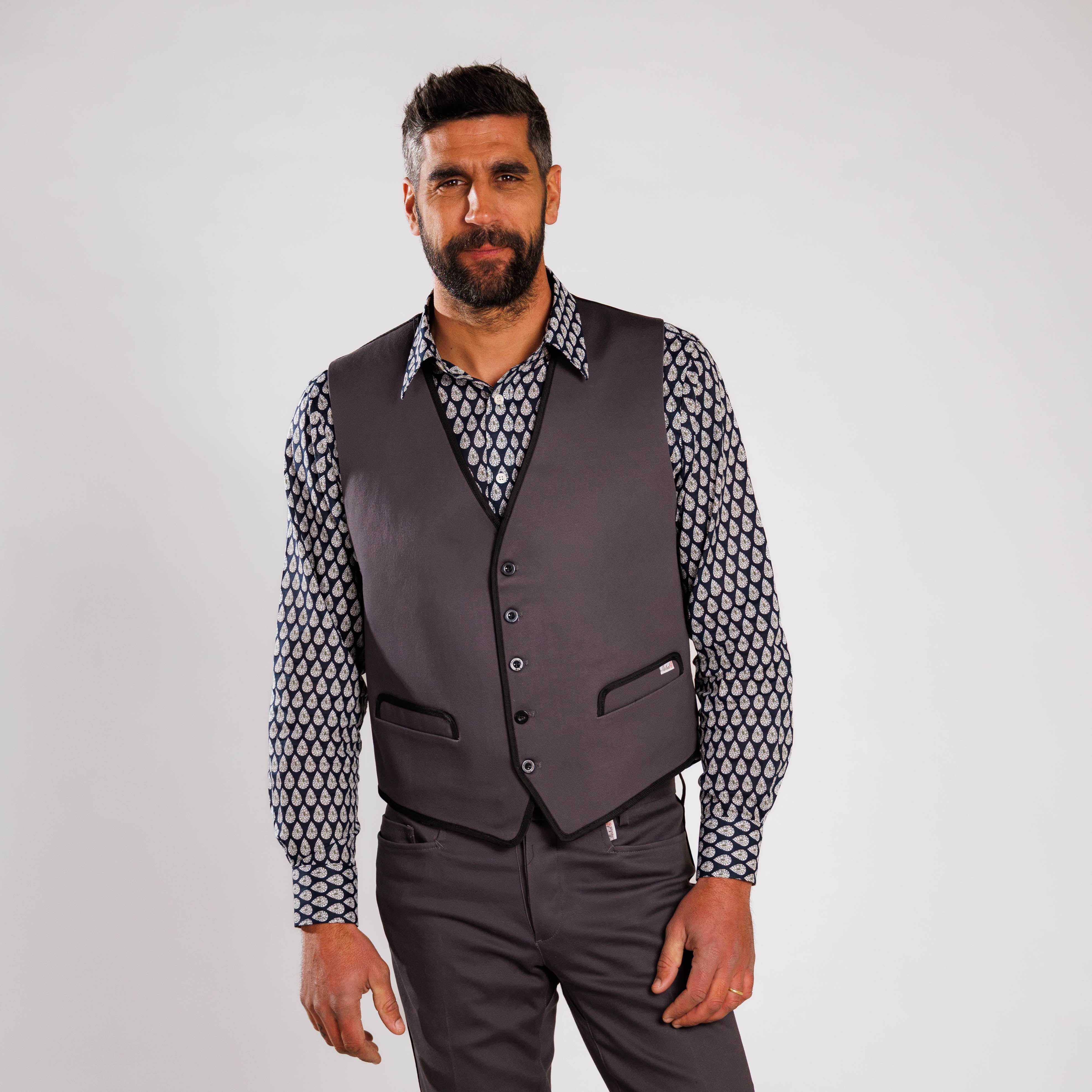 Gilet Gardian Homme Gris