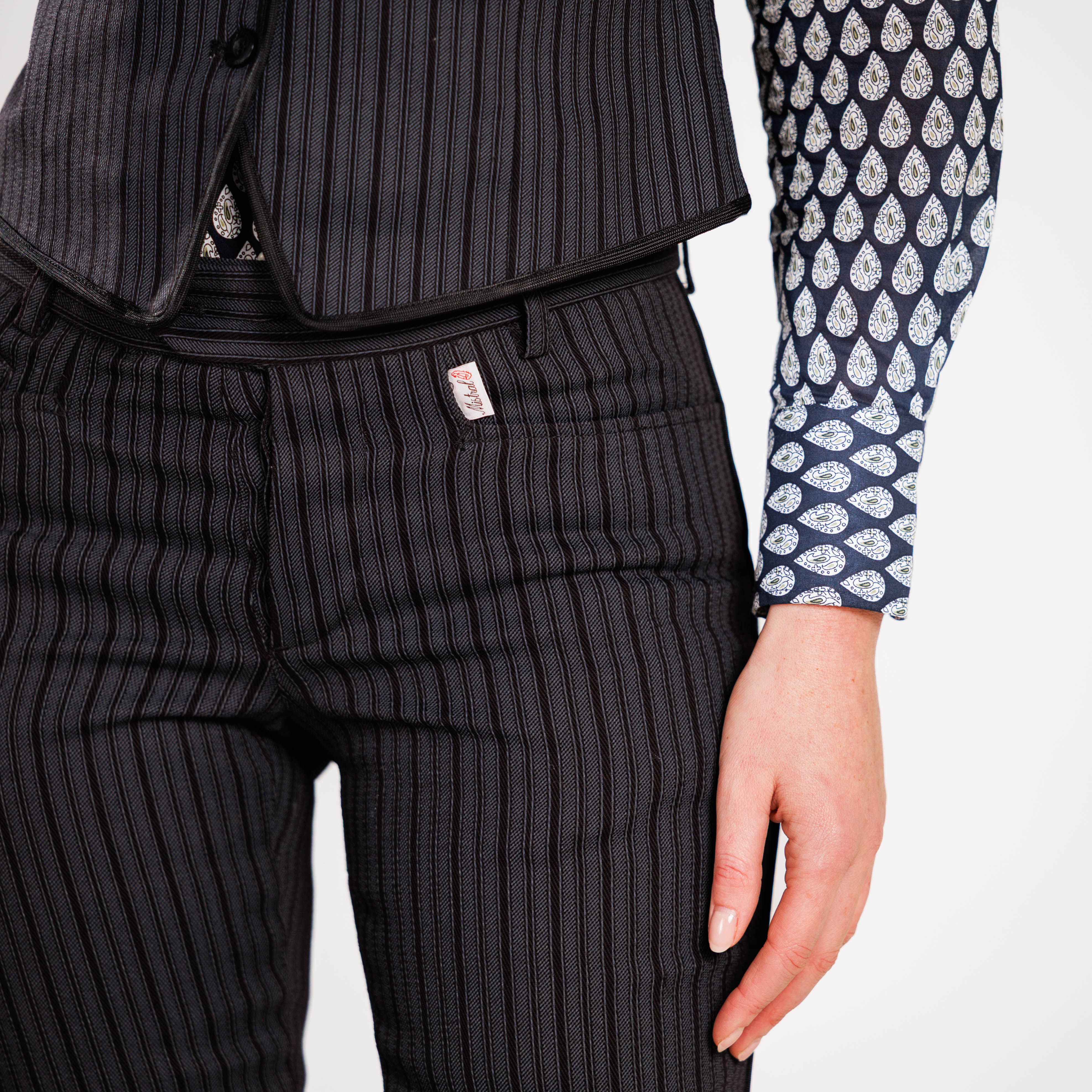 Pantalon de Gardian Extensible Rayures Marius Femme