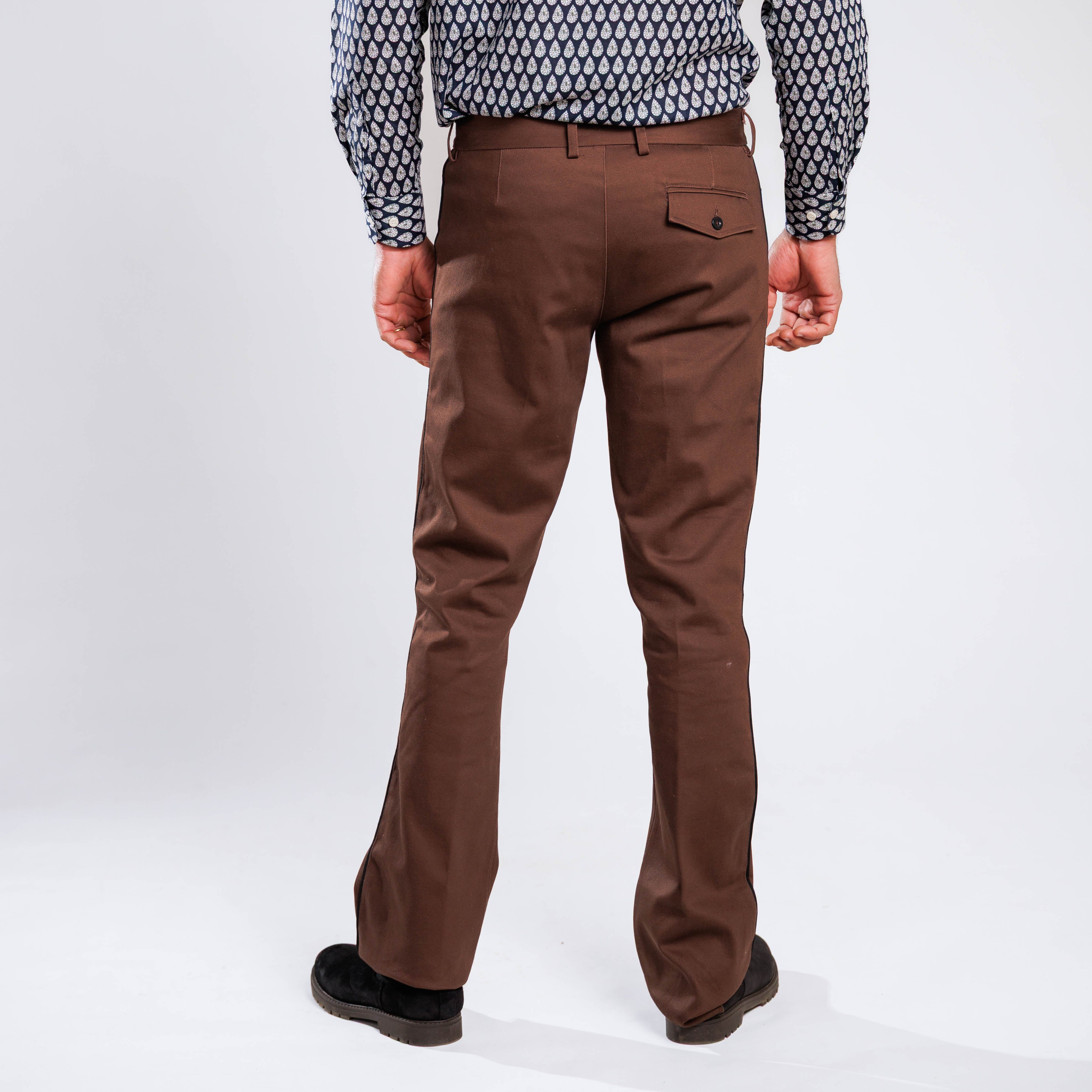 Pantalon de Gardian Extensible Chocolat Homme
