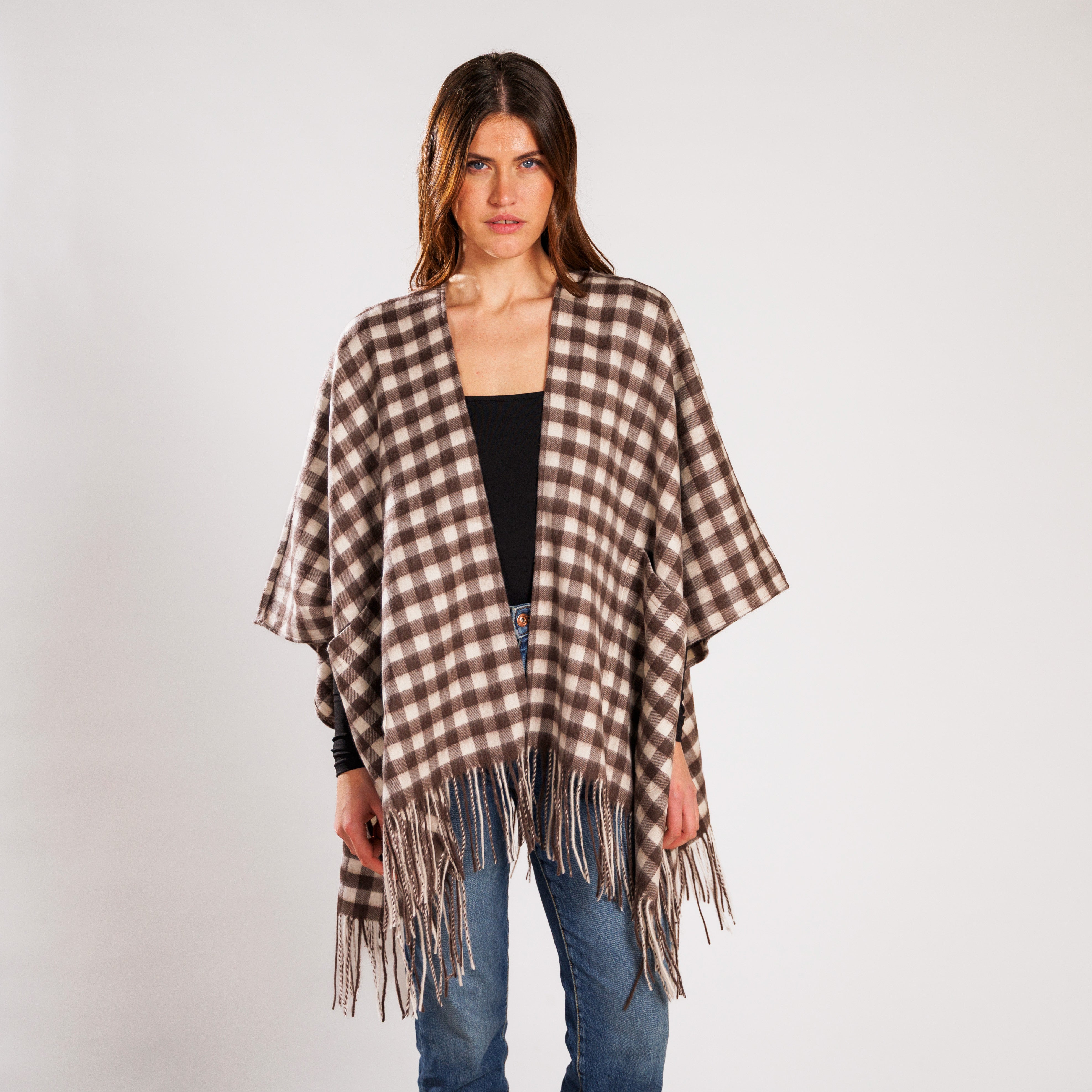 Poncho Laine Camargue