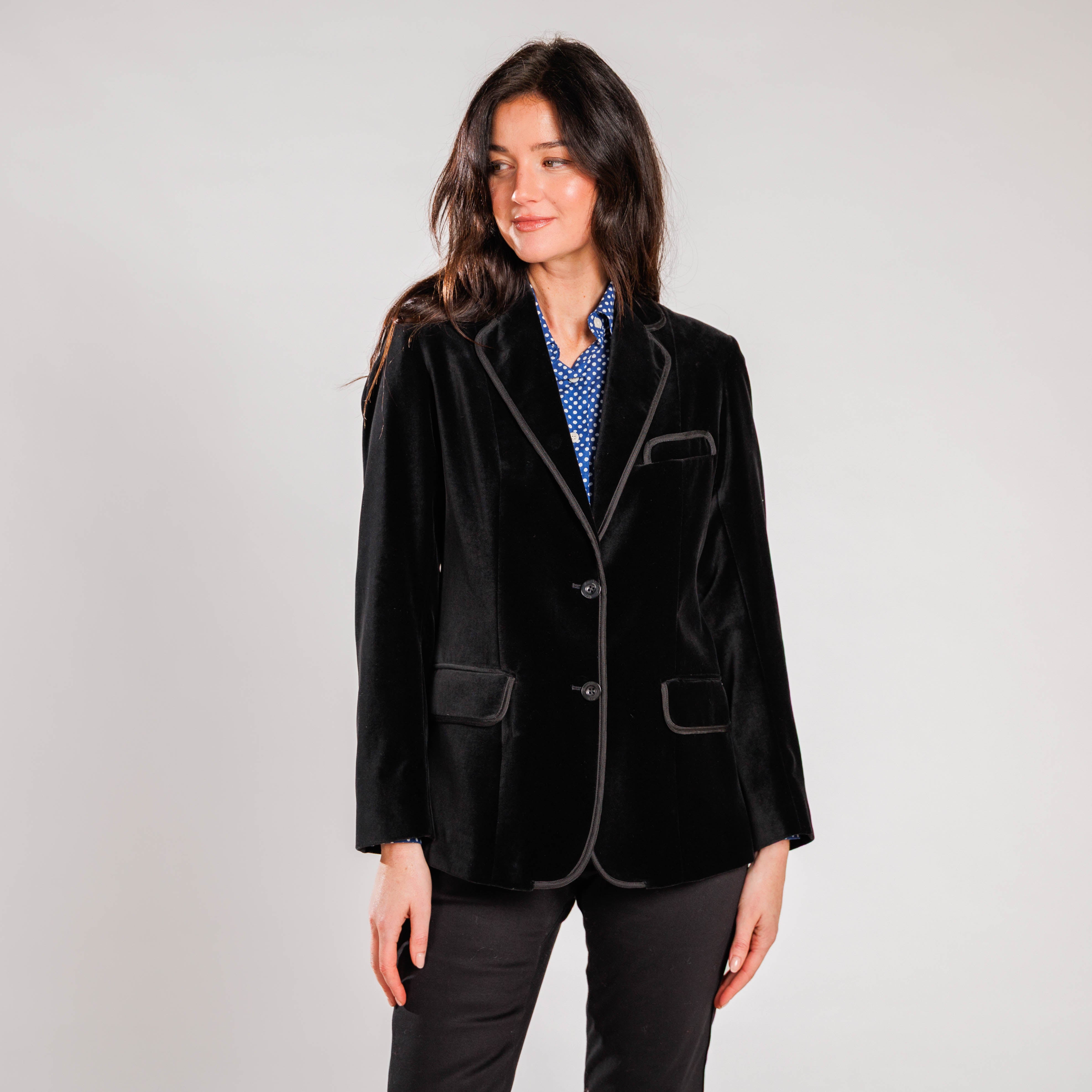 Véritable Veste de Gardian Femme Noir