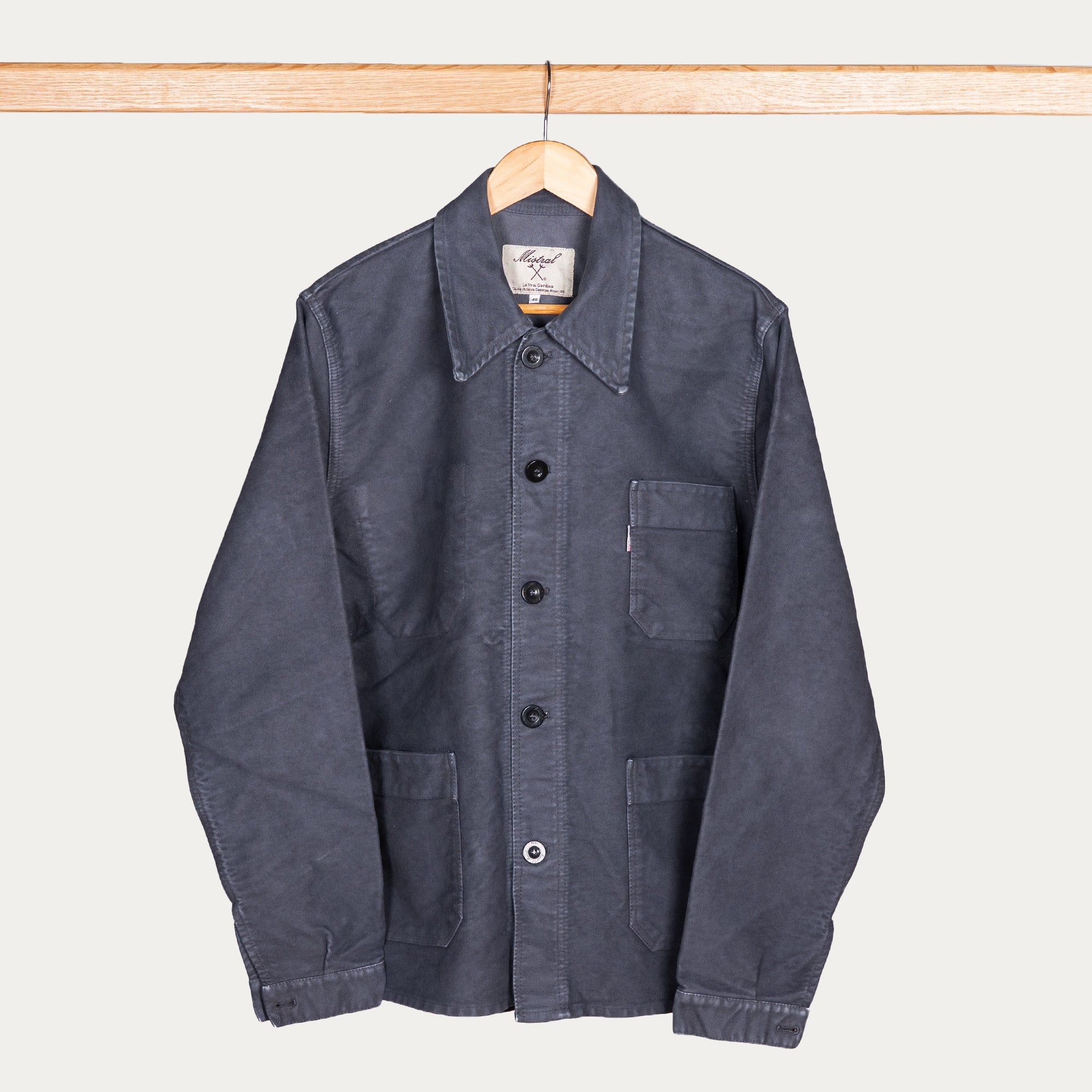 VESTE BOURGERON MOLESKINE Ardoise Unisexe