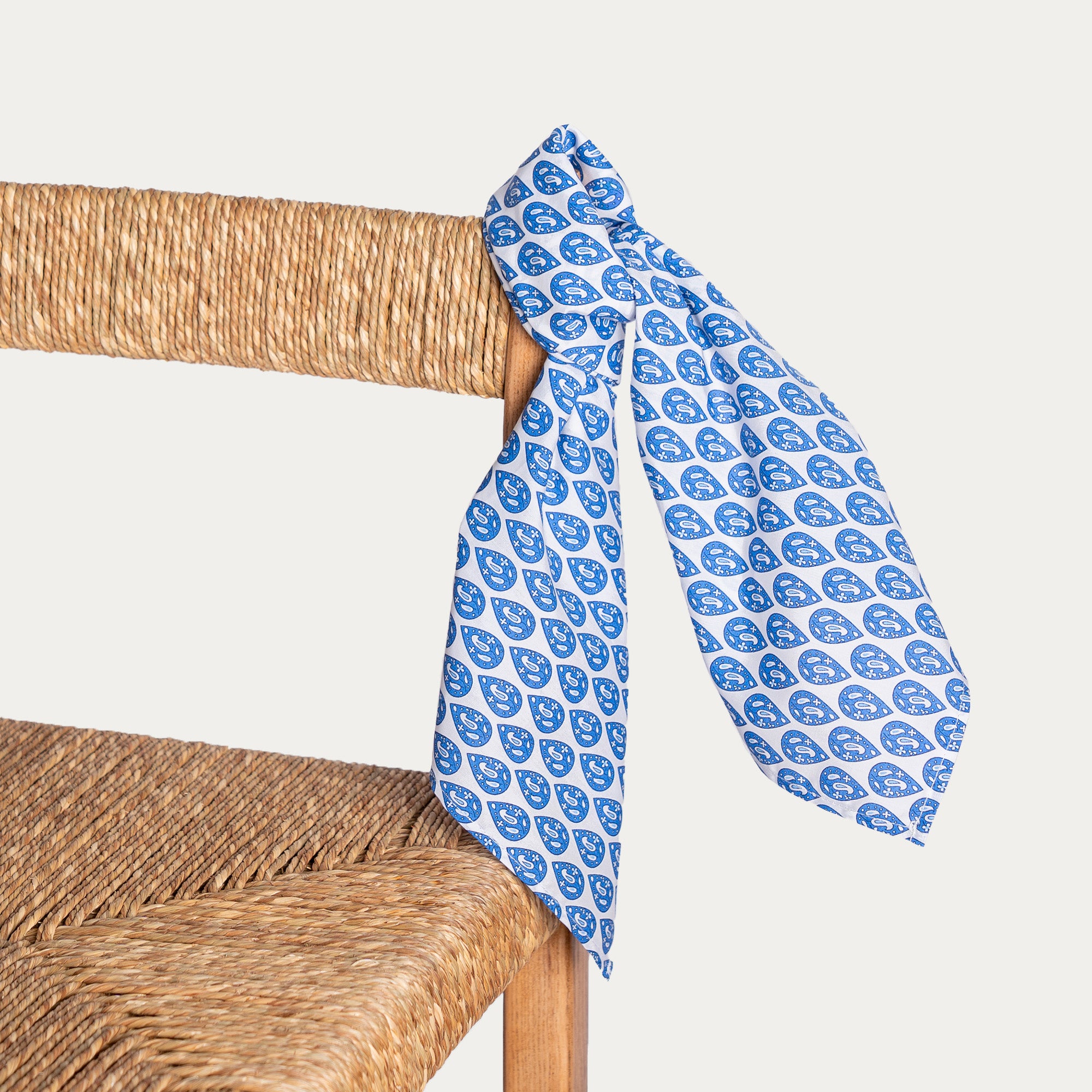 ARLATEN WHITE/BLUE BANDANA