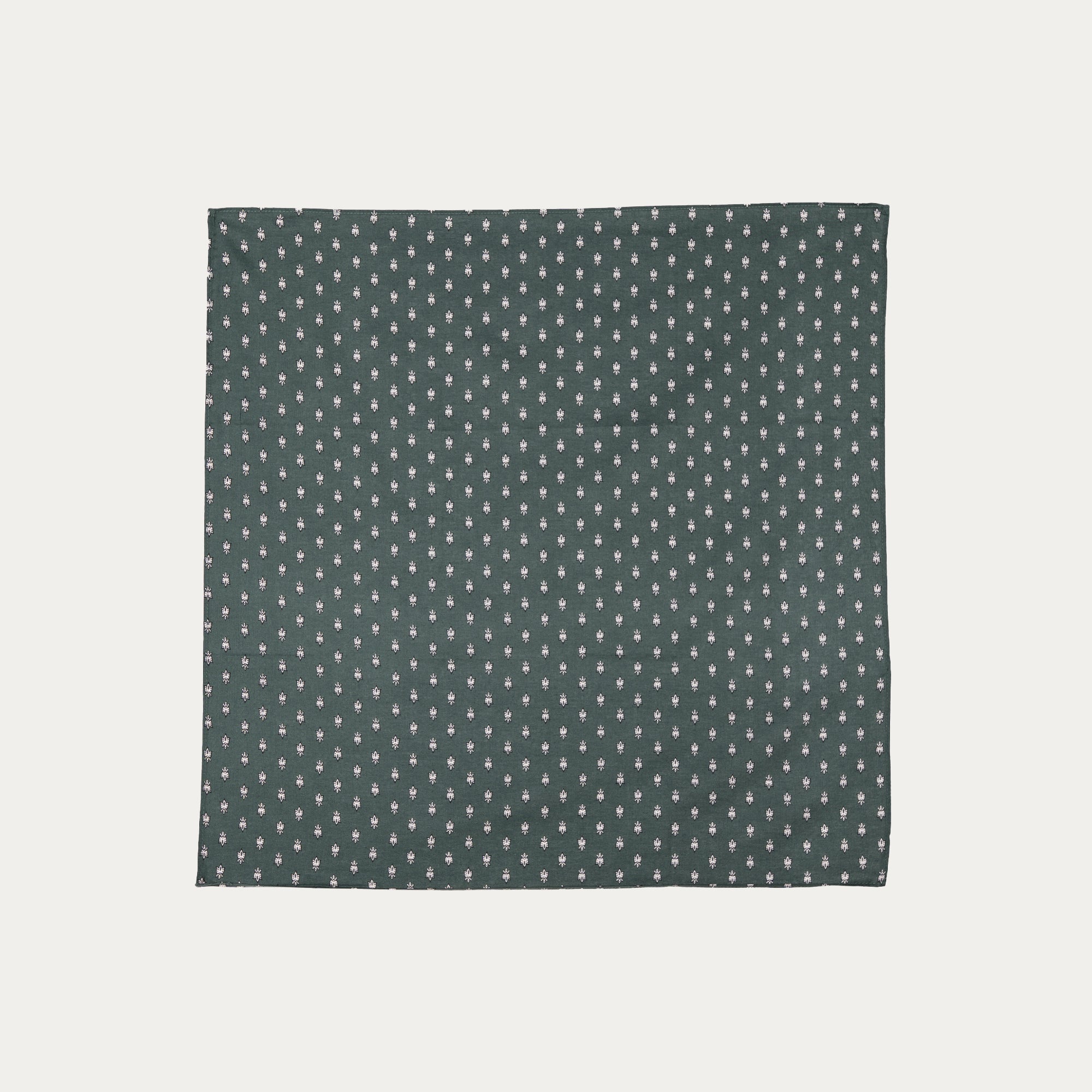 WHITE / VERT FLY BANDANA