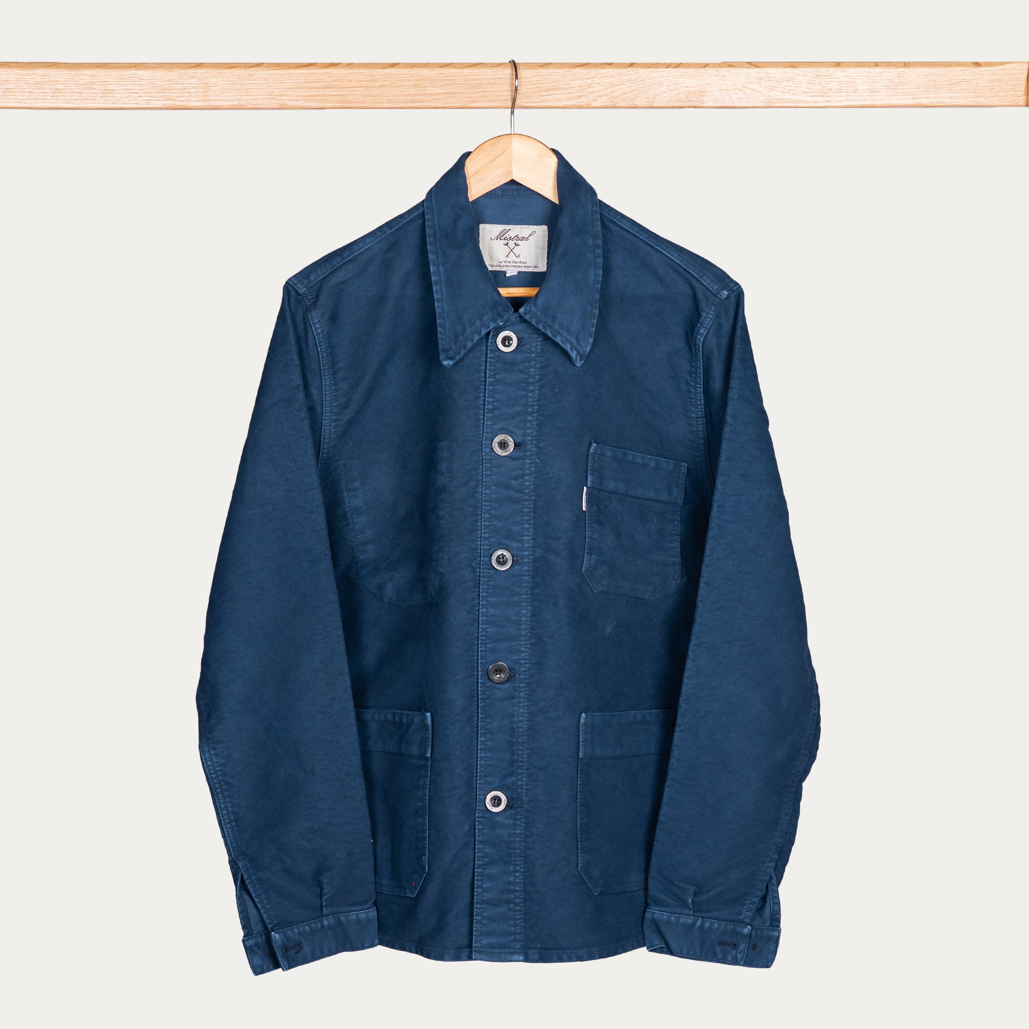 VESTE BOURGERON MOLESKINE Bleu nuit Unisexe