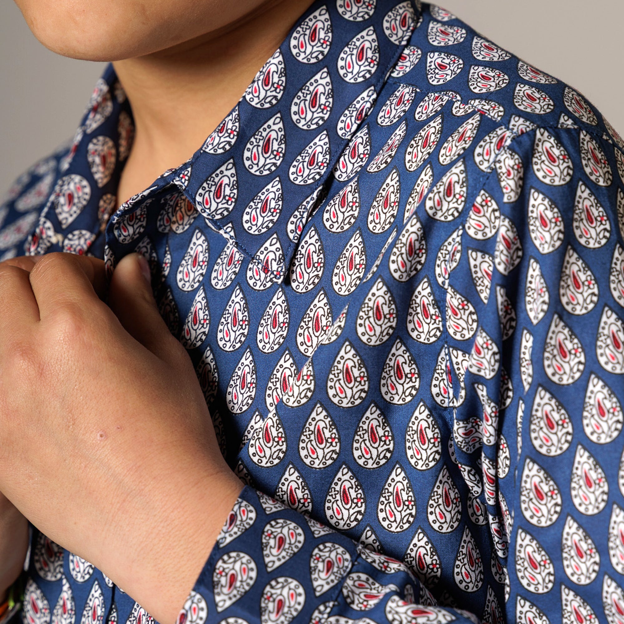 CHEMISE DE GARDIAN PEQUELET ARLATEN INDIGO