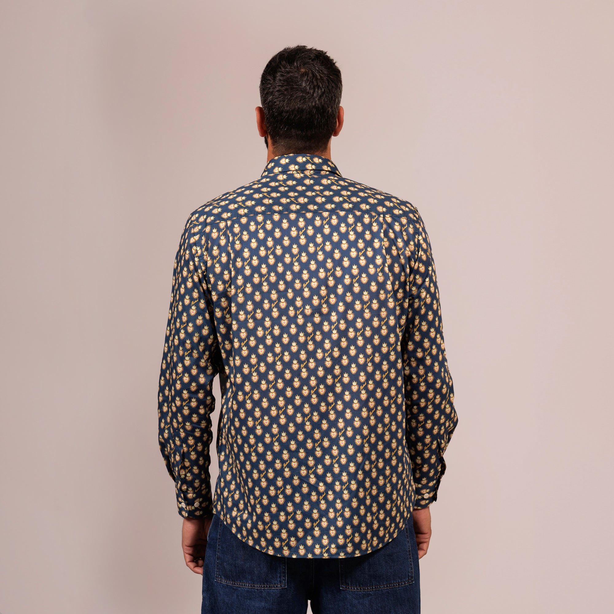 CHEMISE TRADITION EX VOTO Bleu Nuit