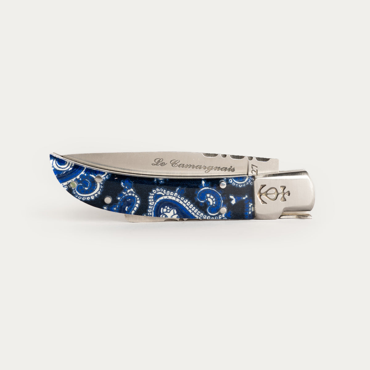 COUTEAU INDIENNES Petit Cachemire Bleu