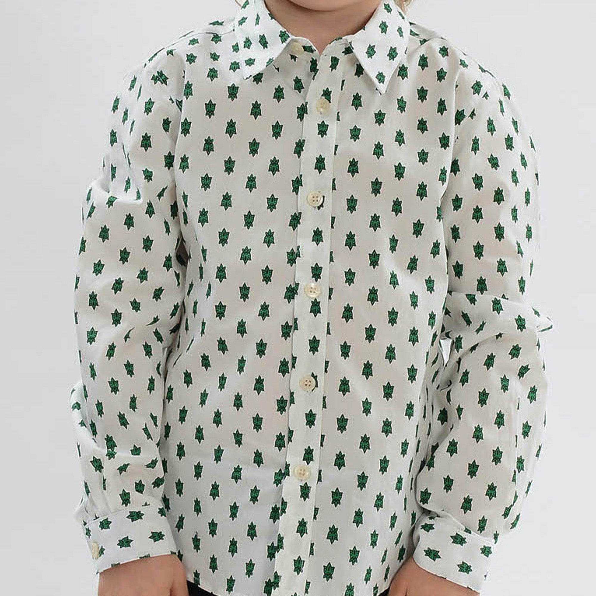 Children  Gardian Shirt Mosca Blanc/Bleu