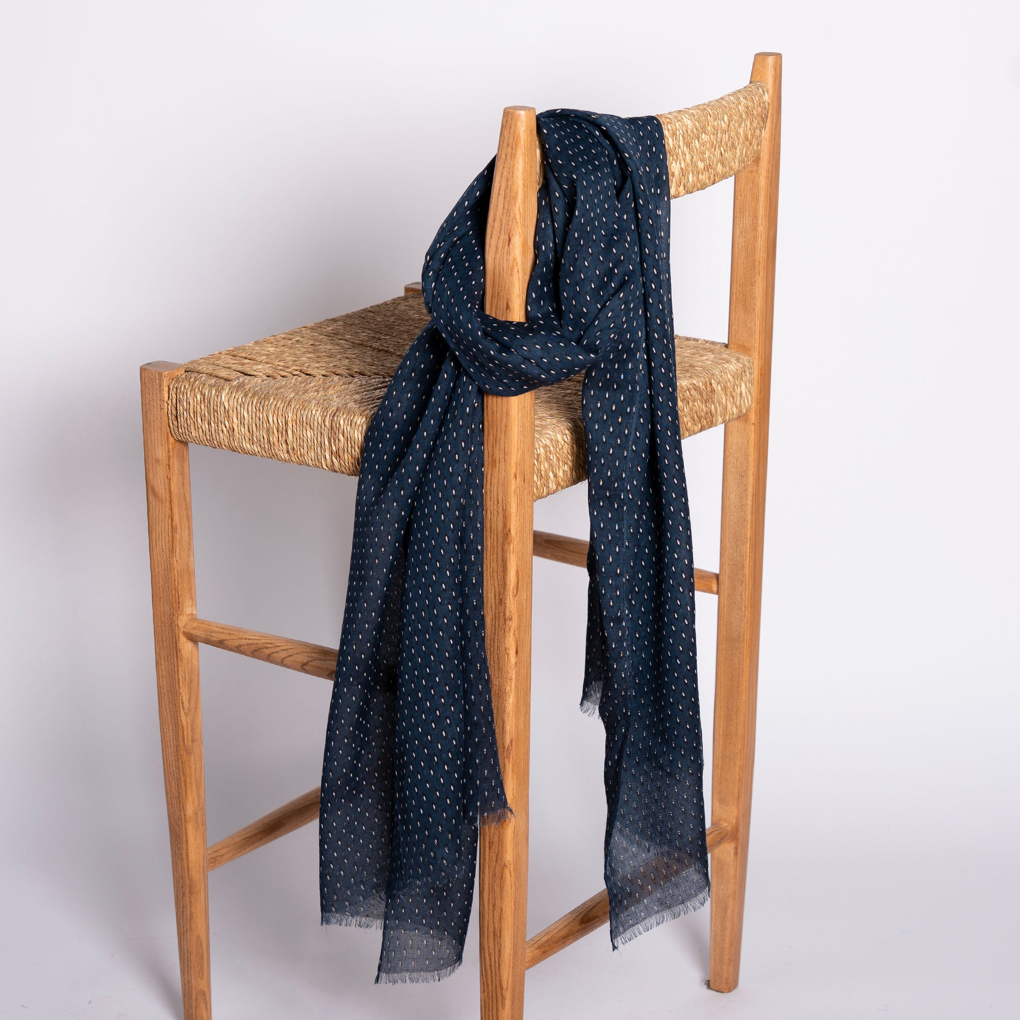 FOULARD MANADE PLUME Marine