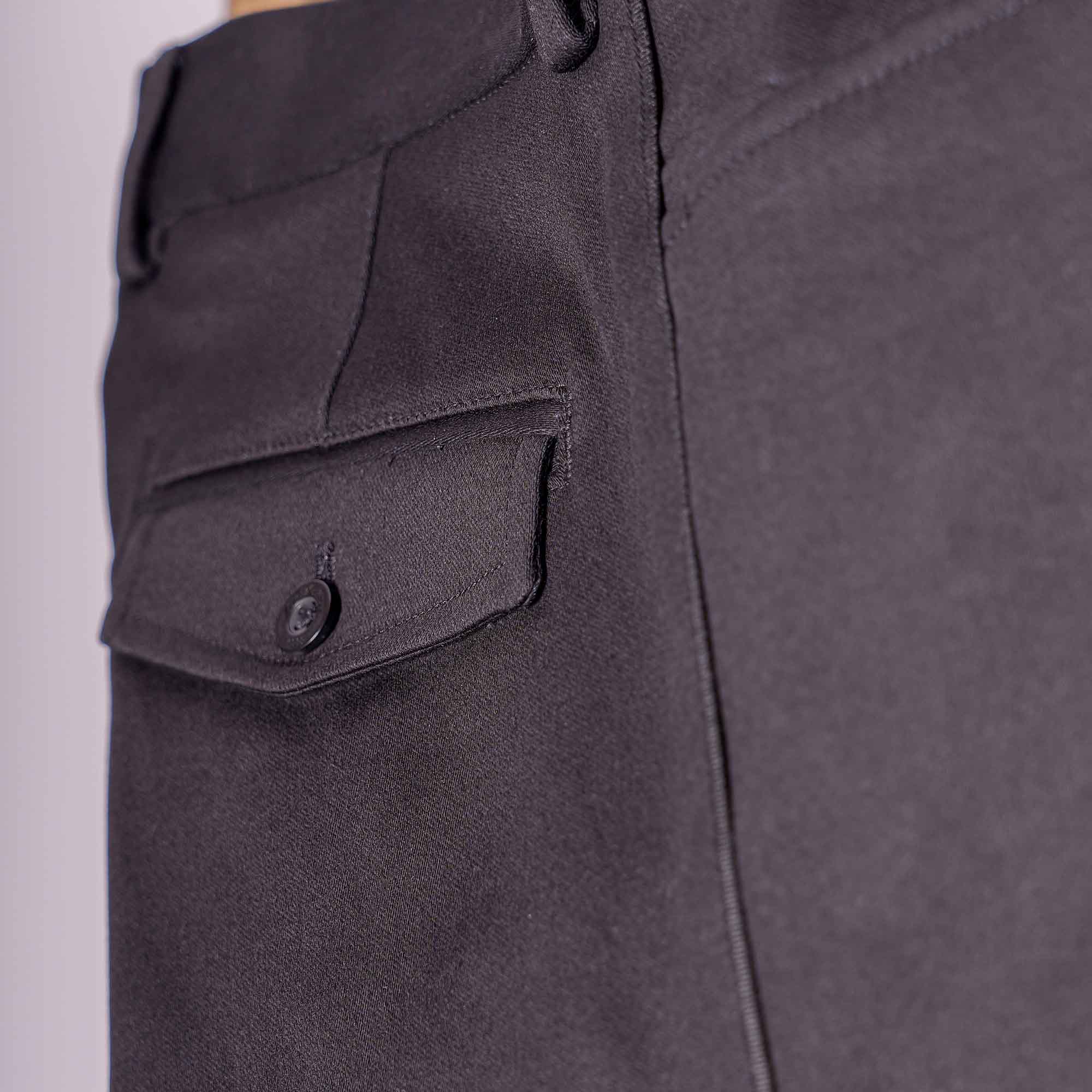 Pantalon de Gardian Noir Homme 100% coton