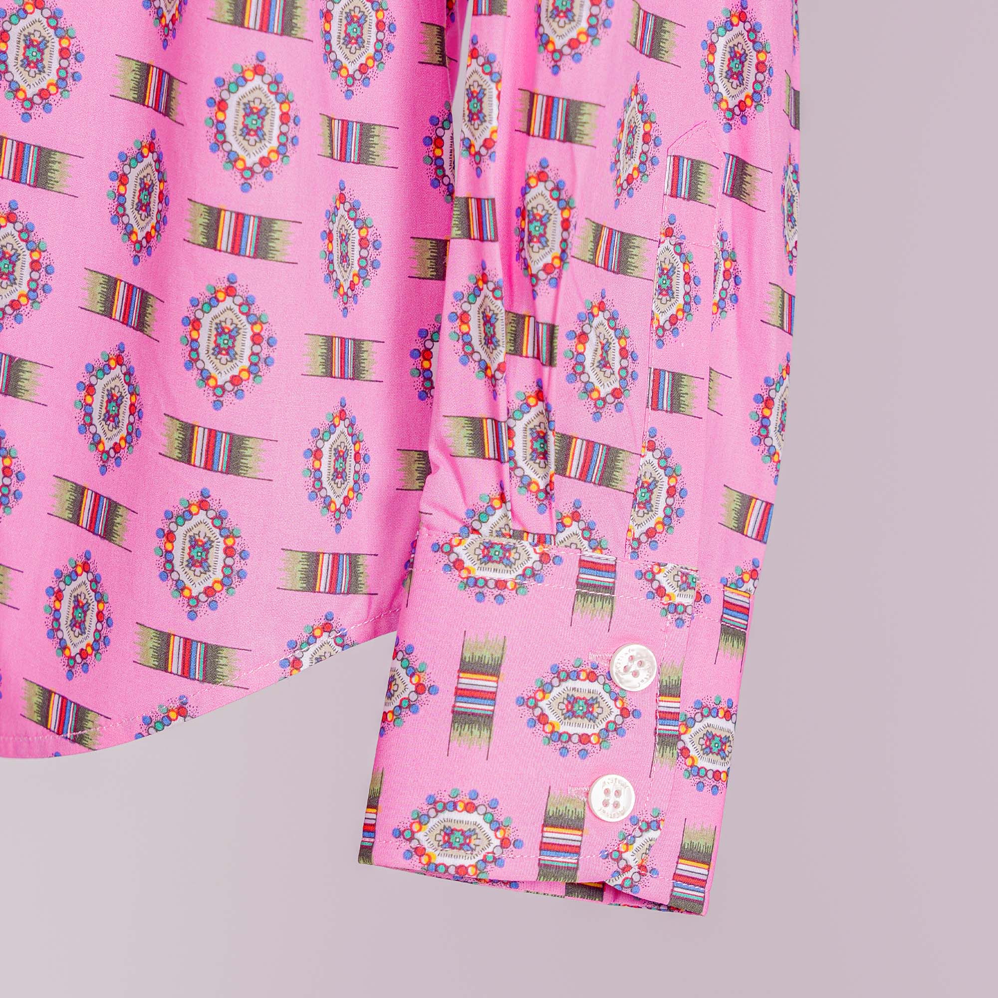 CHEMISIER CAMISO KILIM Rose