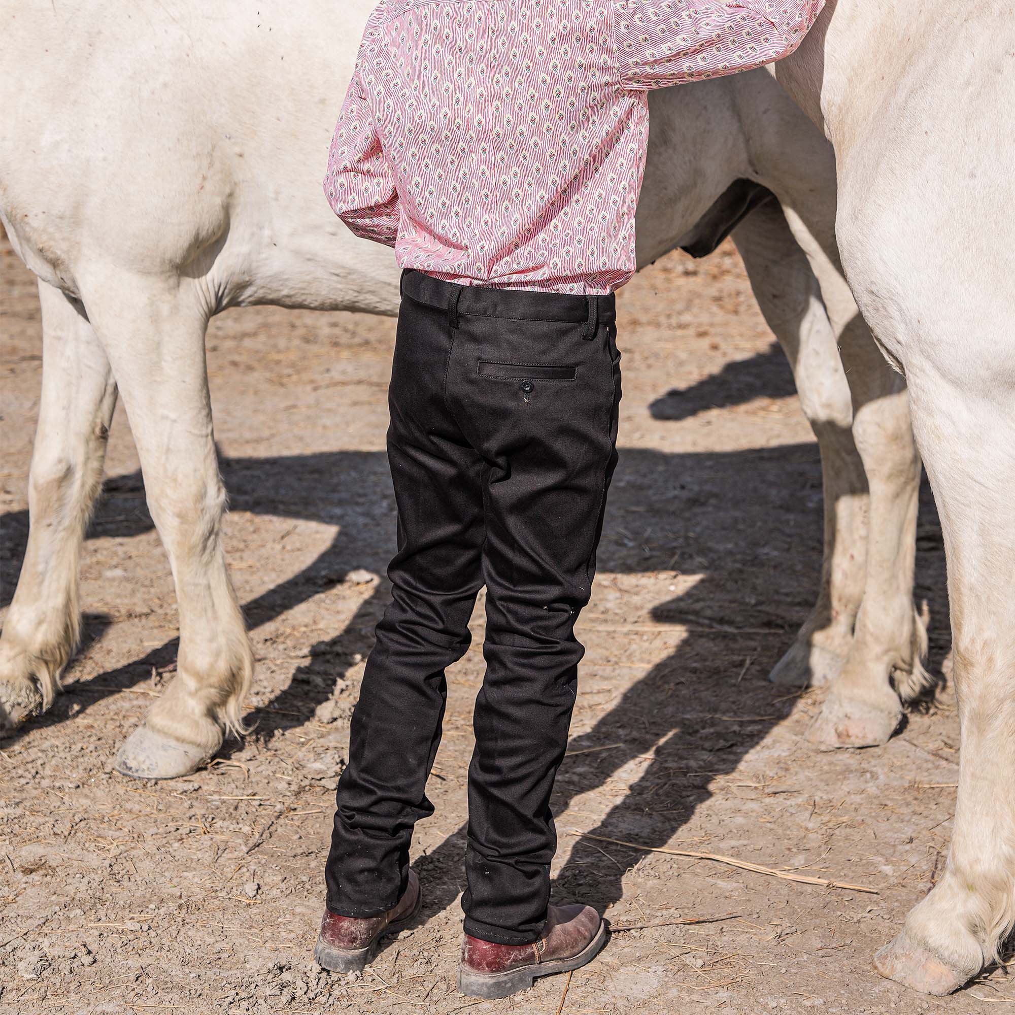 Véritable Pantalon de Gardian Noir Enfant