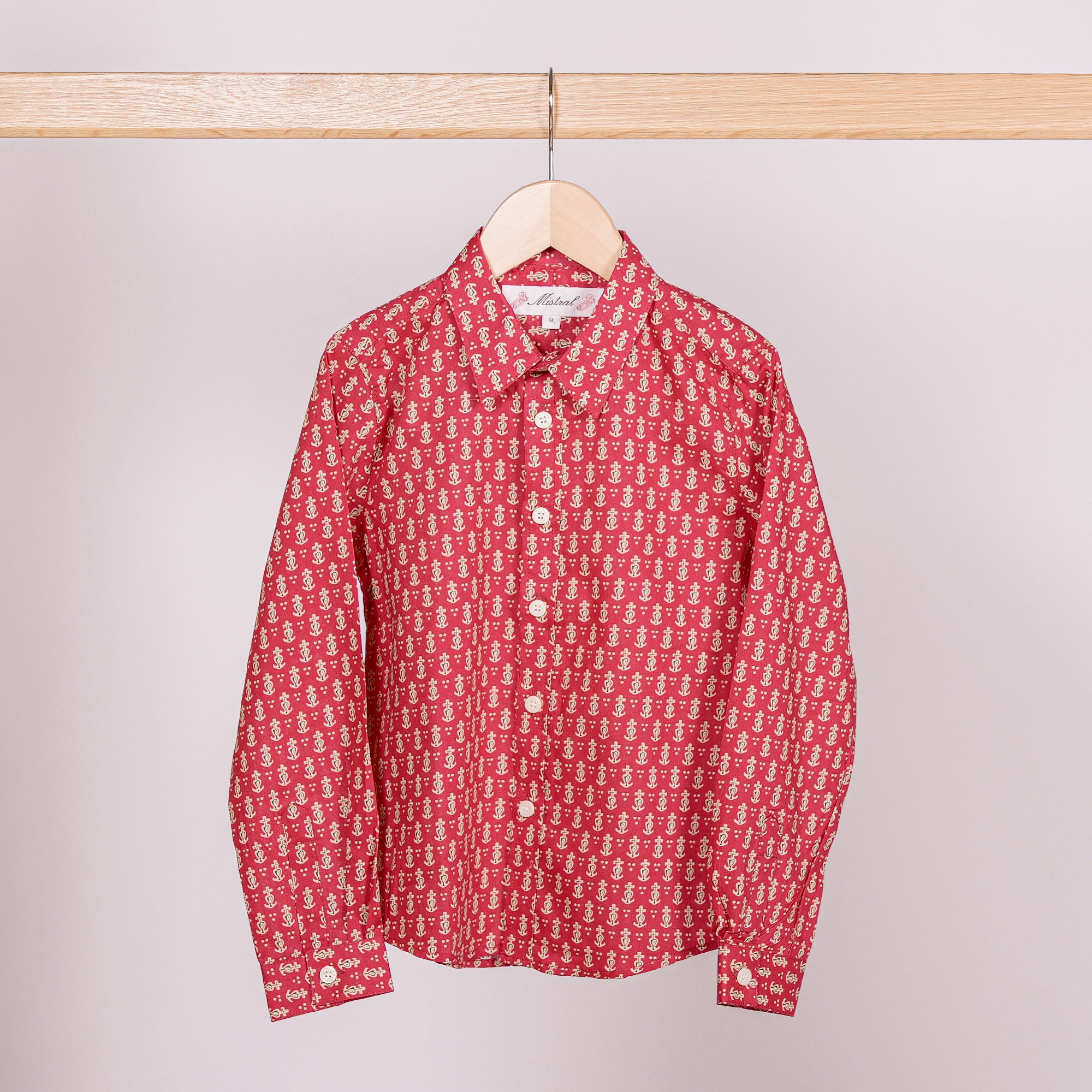 GARDIAN SHIRT PEQUELET CROIX DE CAMARGUE VERMEIL RED