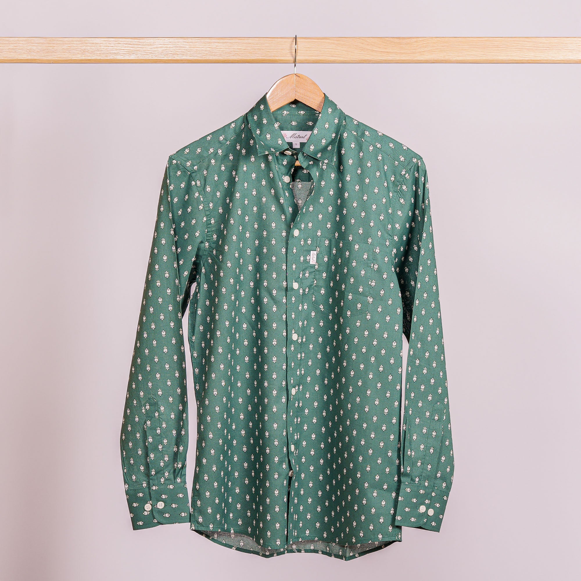 TRADITIONAL MOSCA VOILE SHIRT