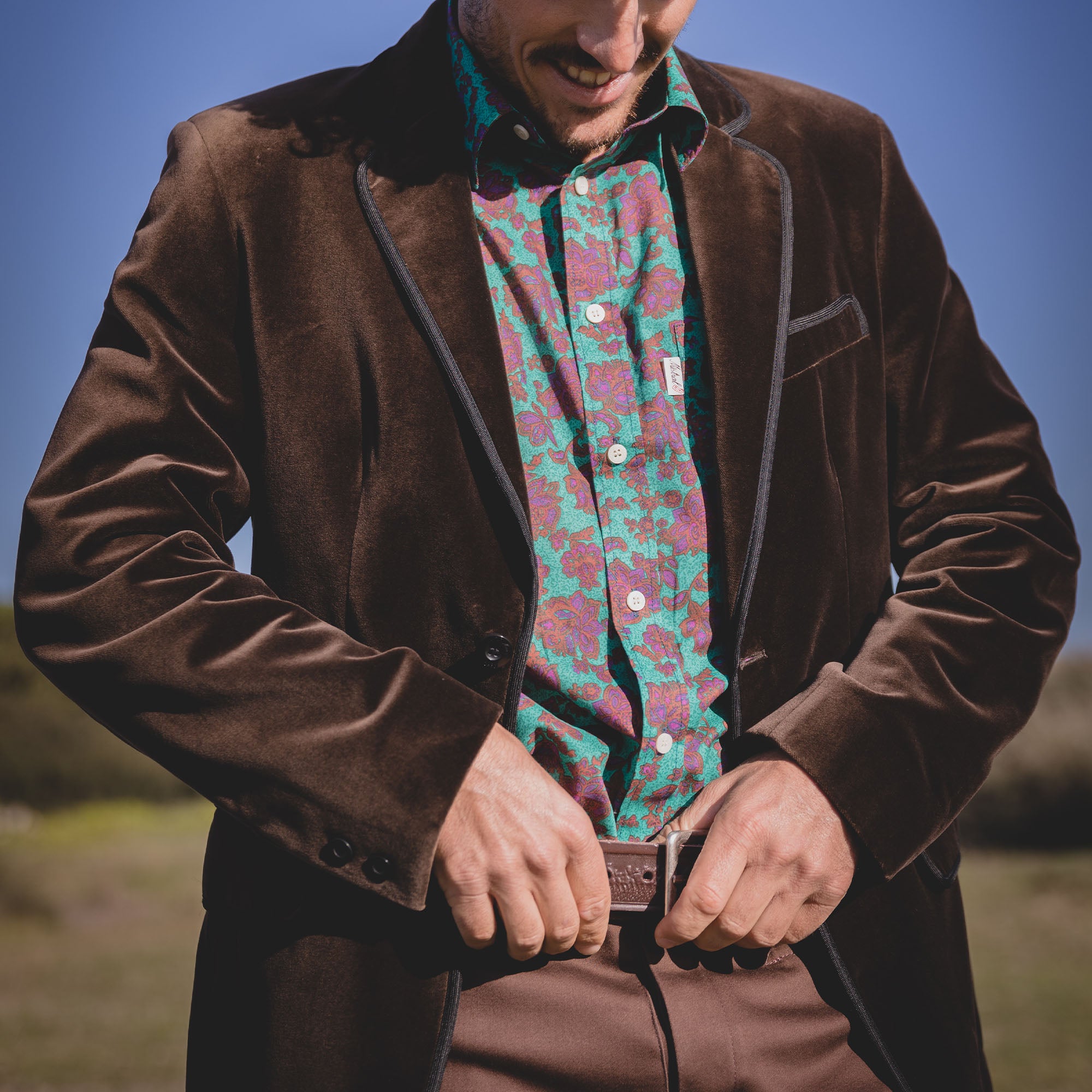 Véritable Veste de Gardian Homme Havane