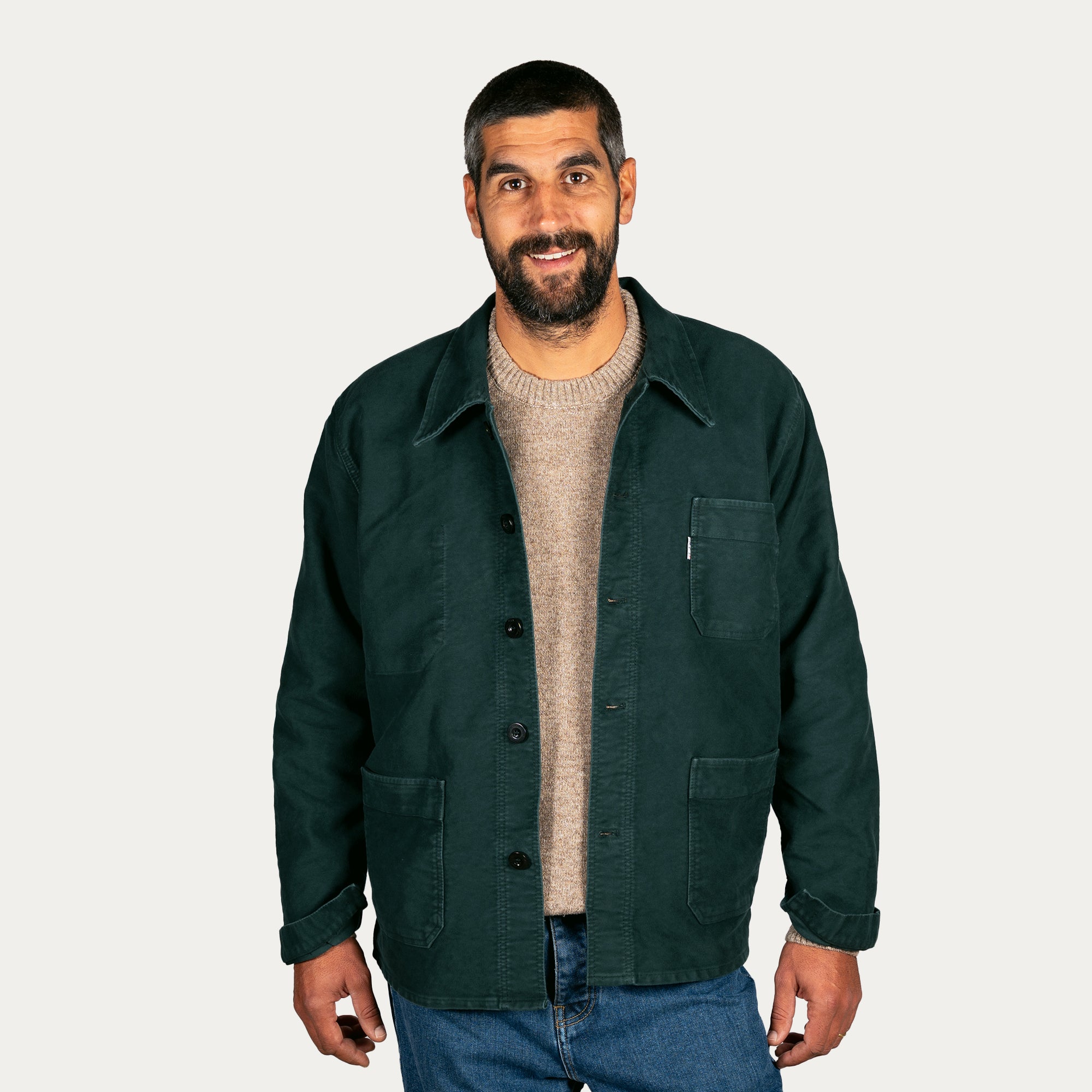 VESTE BOURGERON MOLESKINE Vert Empire Unisexe